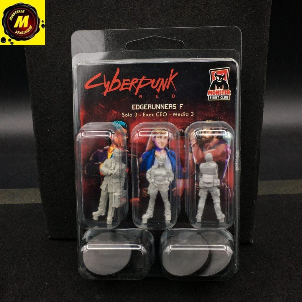 Wallpaper #82hwF5MBSpphPi3-DQ65237 Cyberpunk Red Edgerunners F X3 Nib Mfc 33018 Mindtaker Miniatures