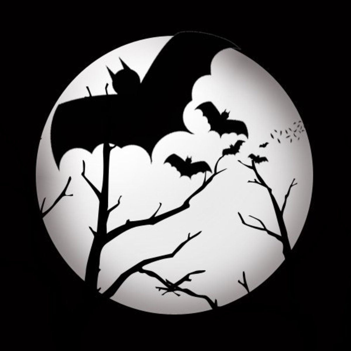 Wallpaper #80b81 Halloween Moon Bats Clipart Halloween Clipart Bats Etsy