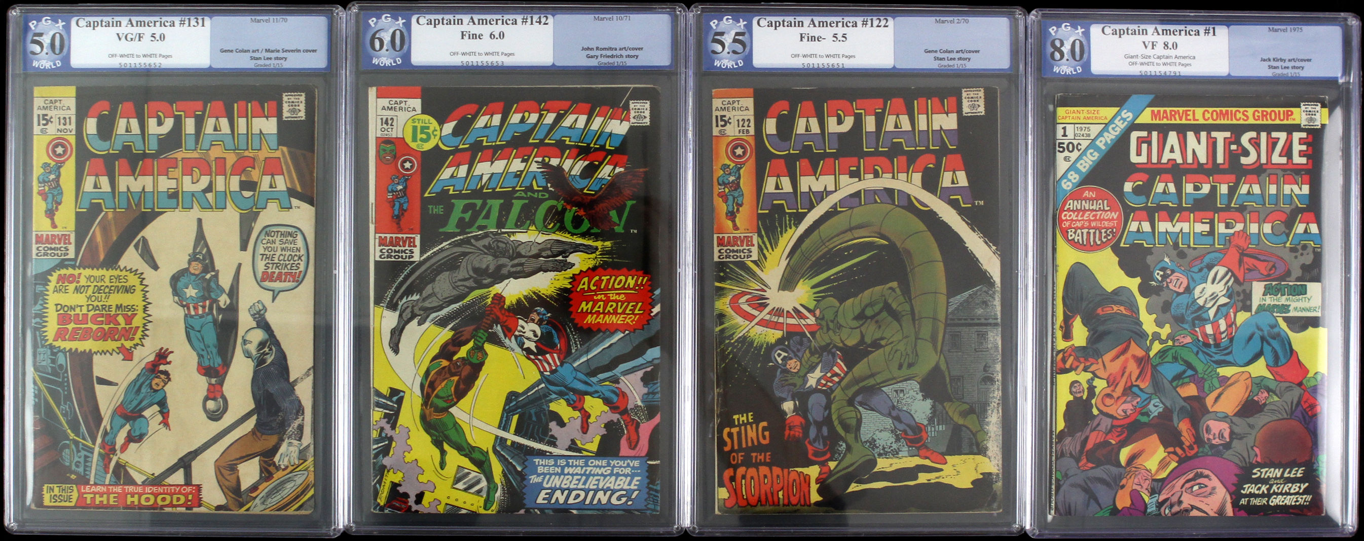 Wallpaper #nmf8B5MBSpphPi3-LMhQ304 Lot Detail 1970 75 Captain America Slabbed Comic Book Collection