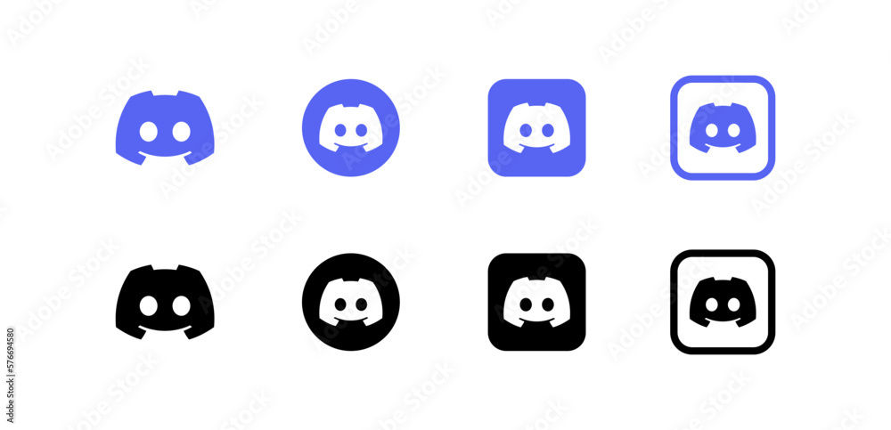 Wallpaper #ipwW45IBZHQxiYarrMMB124 Discord Logo Icon Set Isolated Social Media Discord Logo Icons Vector