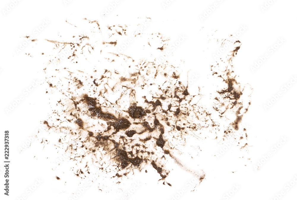 Wallpaper #uZyD4pIBZHQxiYarEcDh143 Wet Mud Stains Texture Isolated on White Background Top View Stock