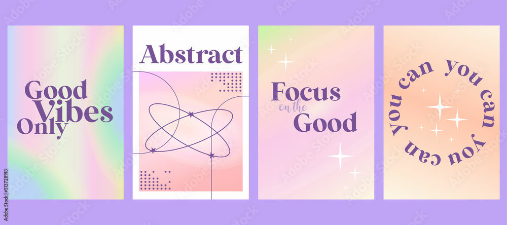 Wallpaper #D7iA2pIBJvJKYCmESvJV264 Gradient Aesthetic Good Vibe Poster Inspiring Design Horizontal