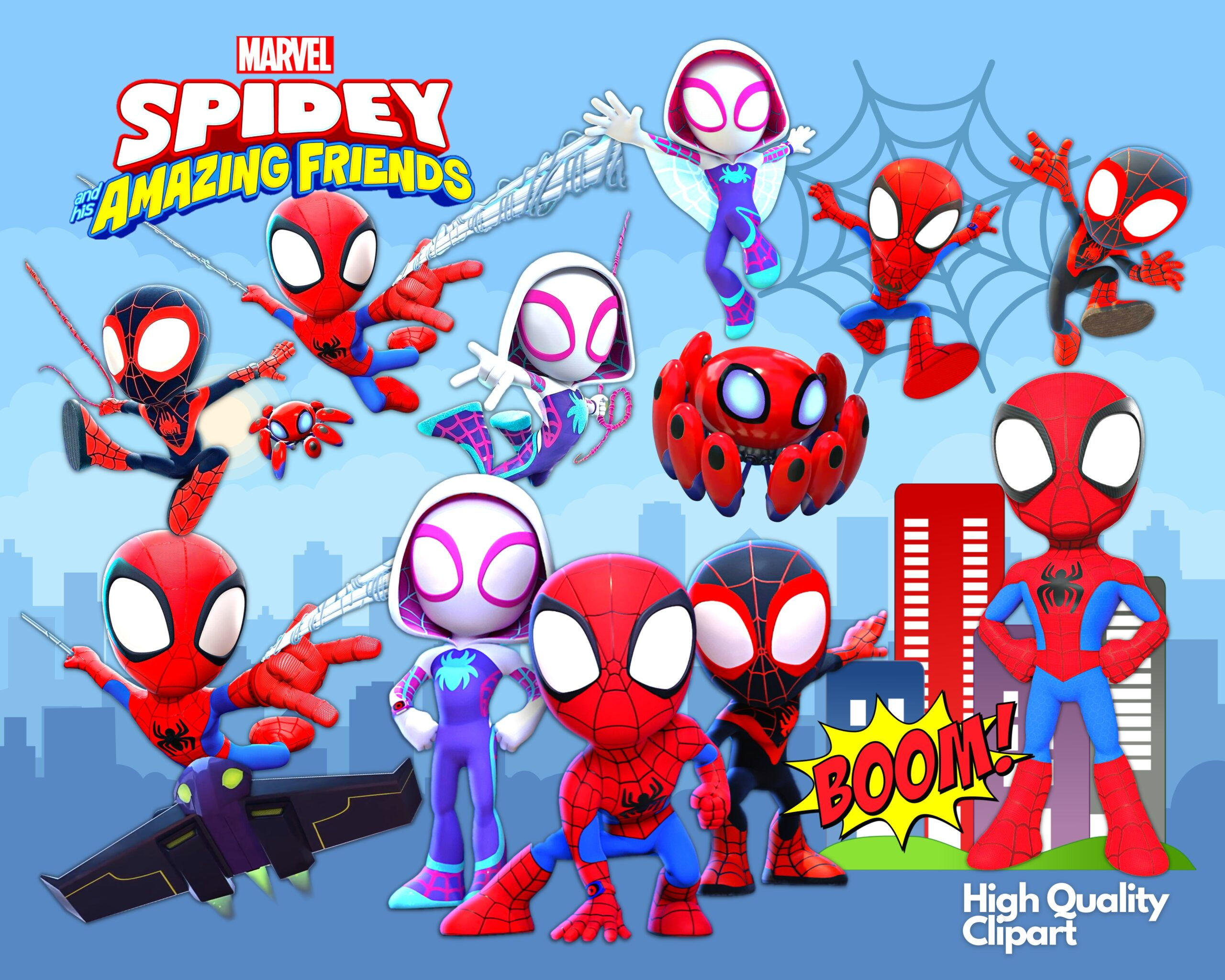 Wallpaper #Ix3SLZMBlOZrFDOkl9Jx17 Spidey and His Amazing Friends by Danielandresrojas on Deviantart