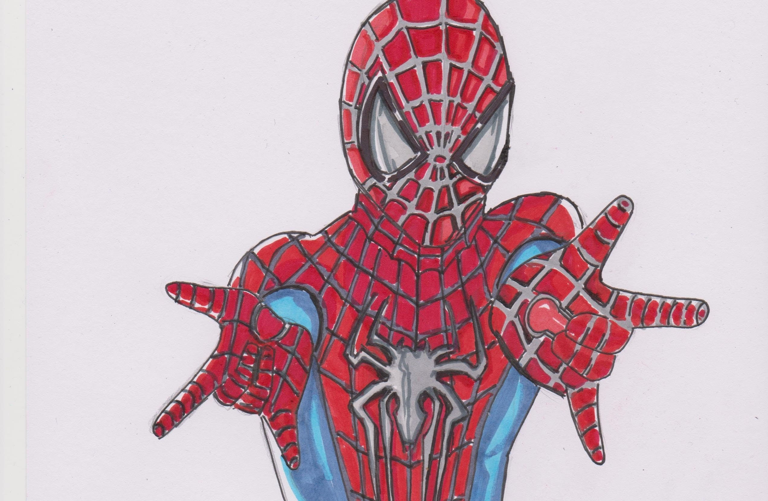 Wallpaper #lQOfZZMBpyOg8YnERdmb44 Draw Amazing Spider Man Clip Art Library