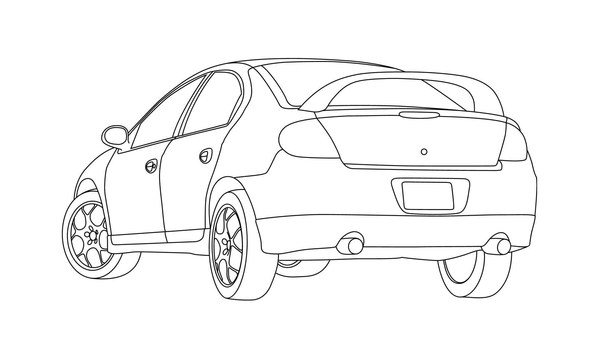 Wallpaper #10d38 Dodge Neon Srt4 Front View Svg Pdf Dxf Png Eps Illustration Etsy