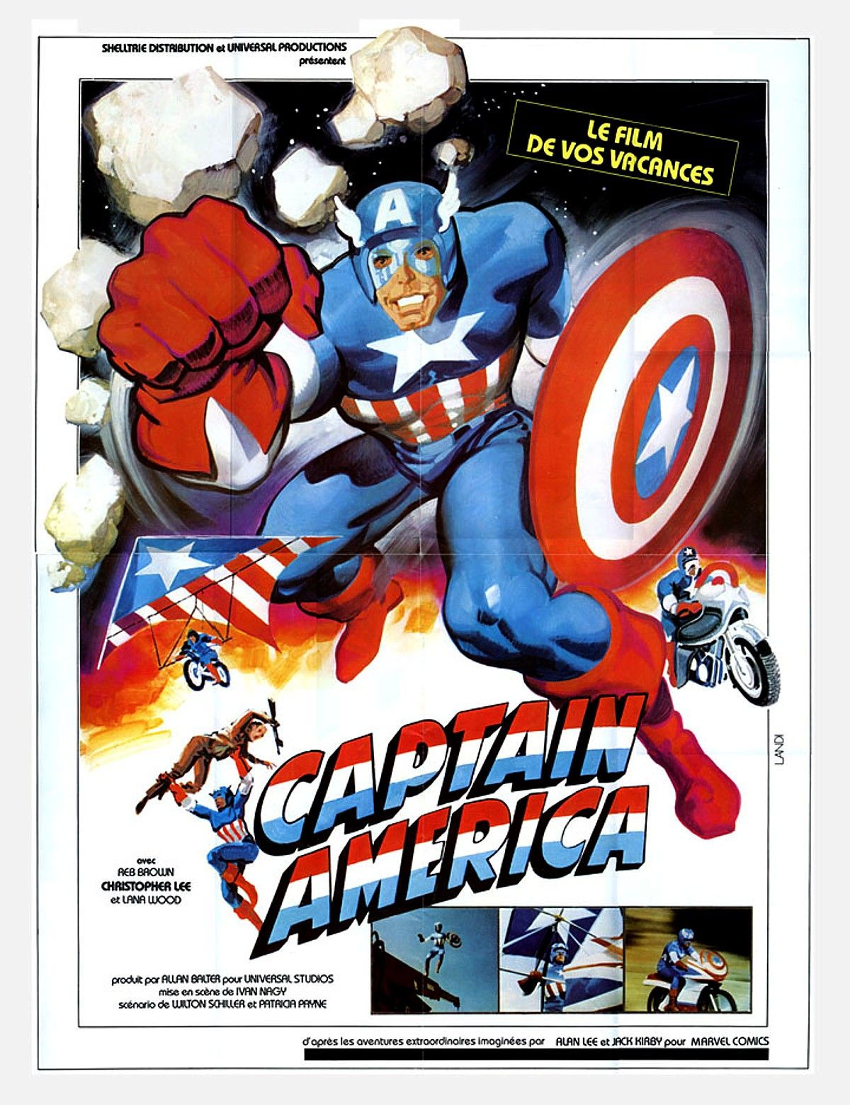 Wallpaper #yzEVNpMB5zzyi_yYUlhw456 Captain America Telefilm 1979 Senscritique