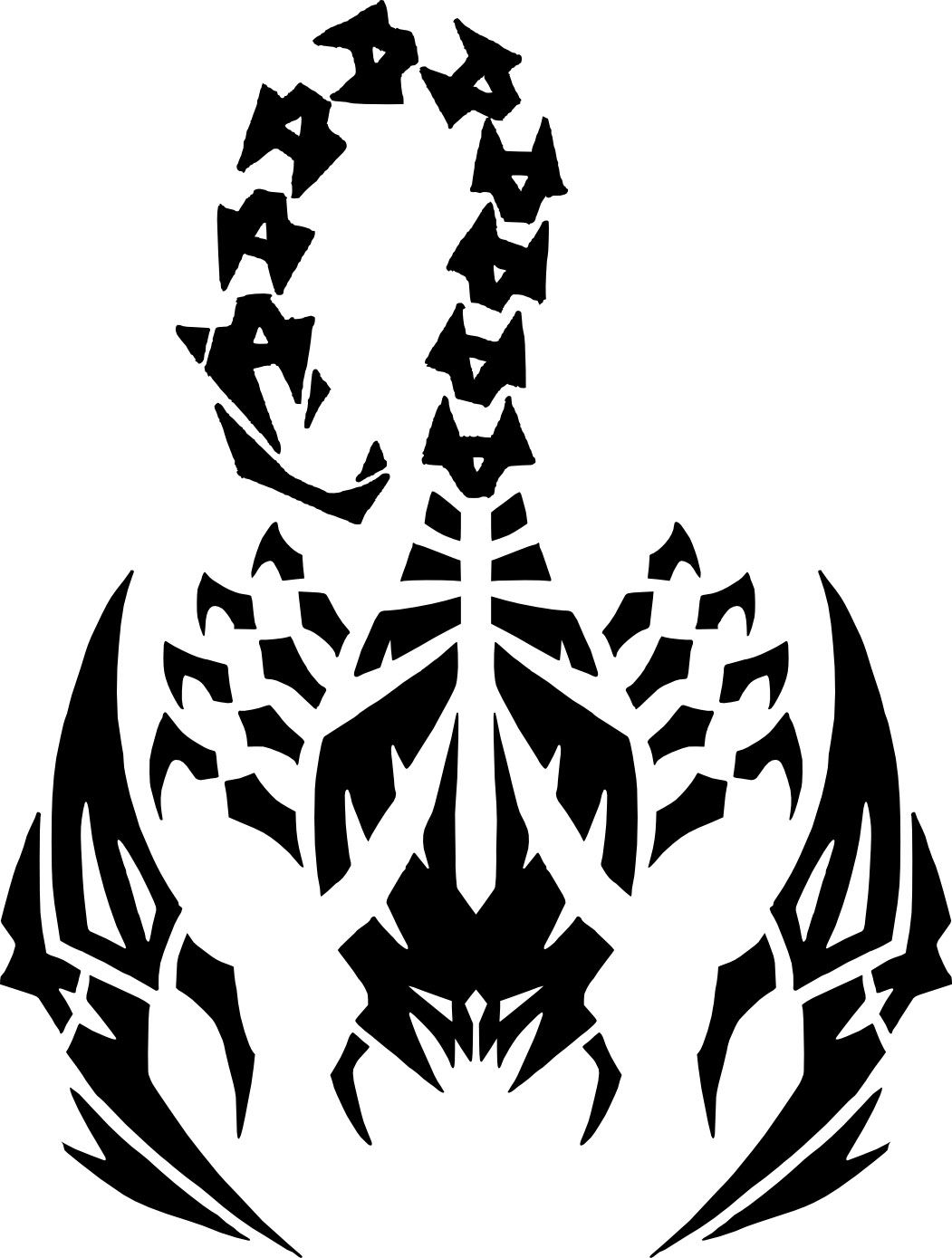 Wallpaper #YPQzOZMBKFX8bn3rnnbQ332 Scorpion Tribal Png Clip Art Library