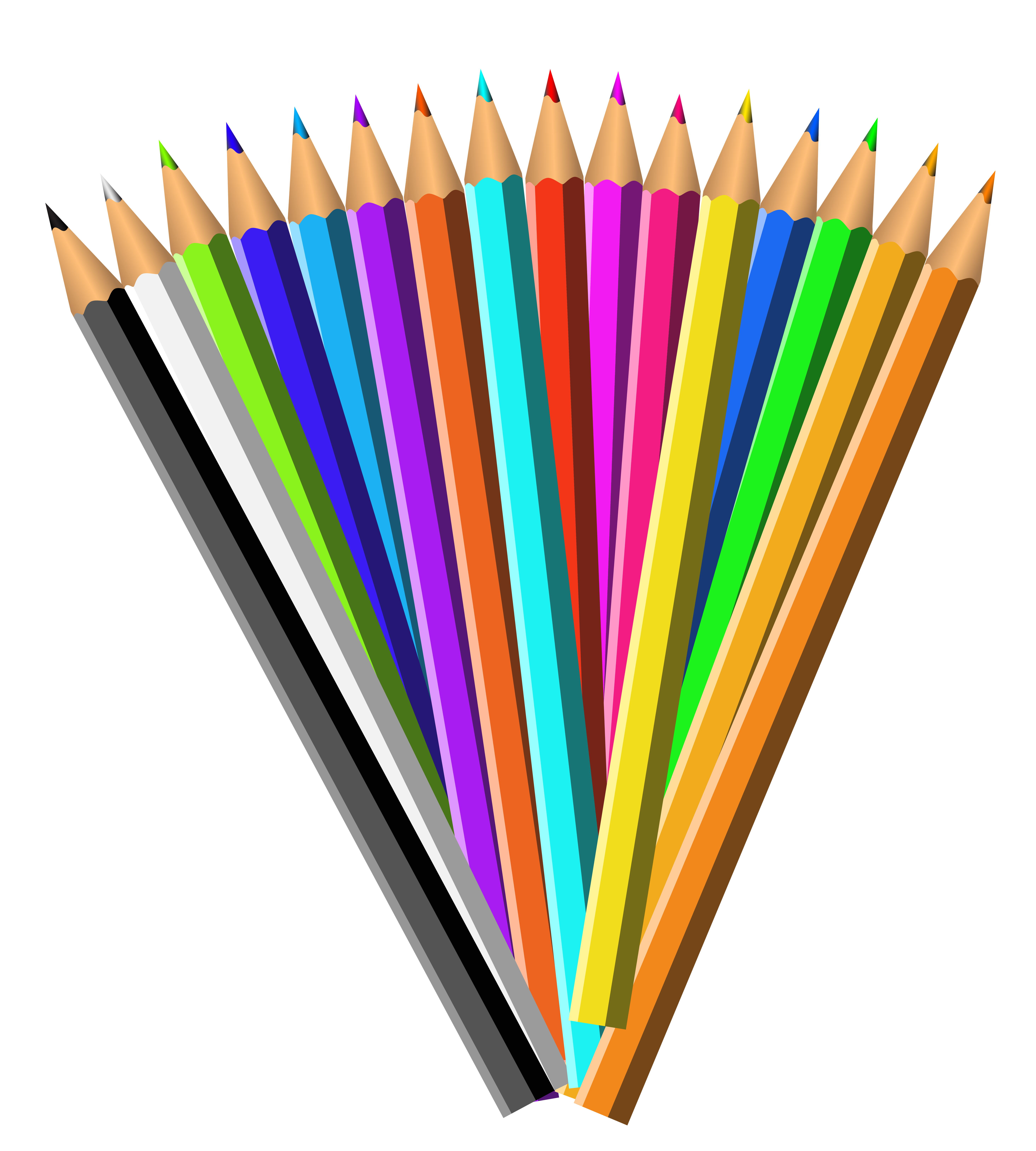Wallpaper #OBqEUJMB1yWOL4qgwYA7277 Cartoon Pencils Cartoon Pencils Color Colour Vector Illustration