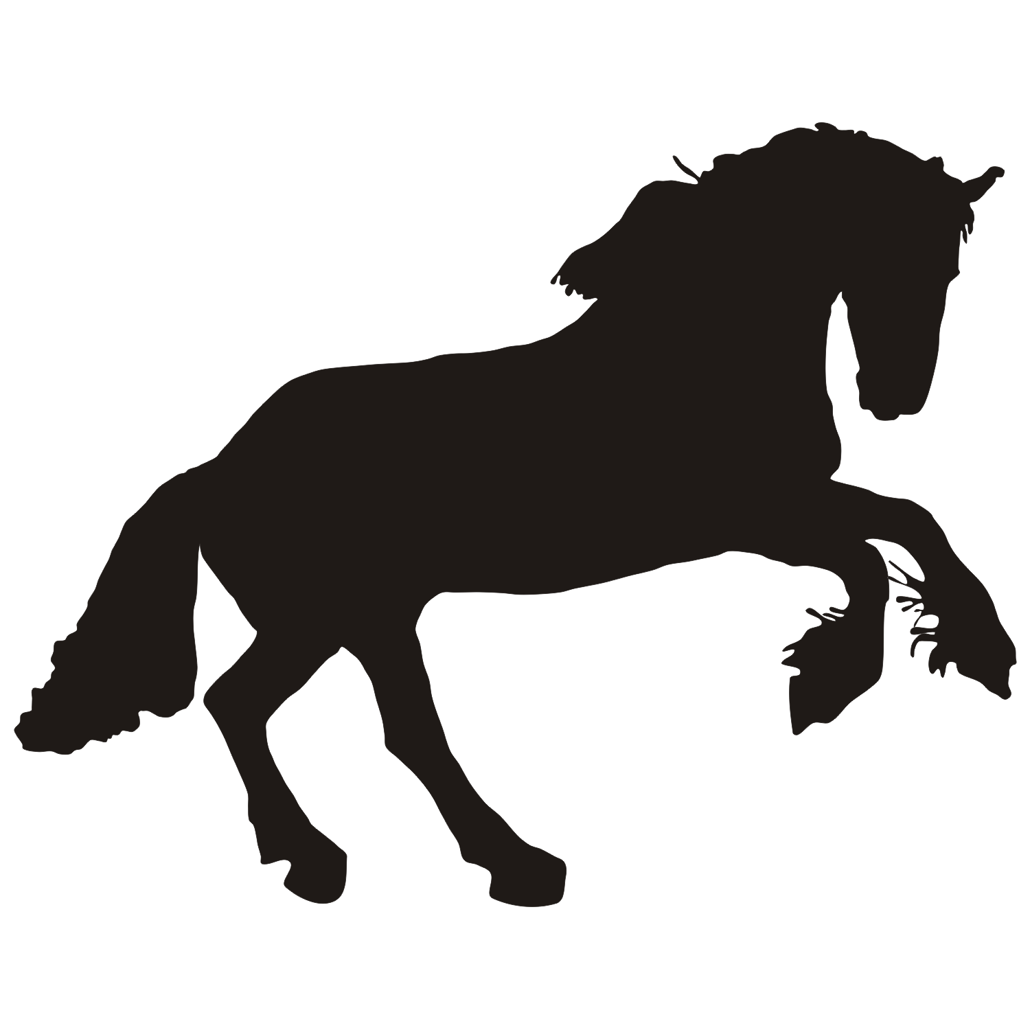 Wallpaper #8a32a Horse Head Silhouette Free Vector Silhouettes