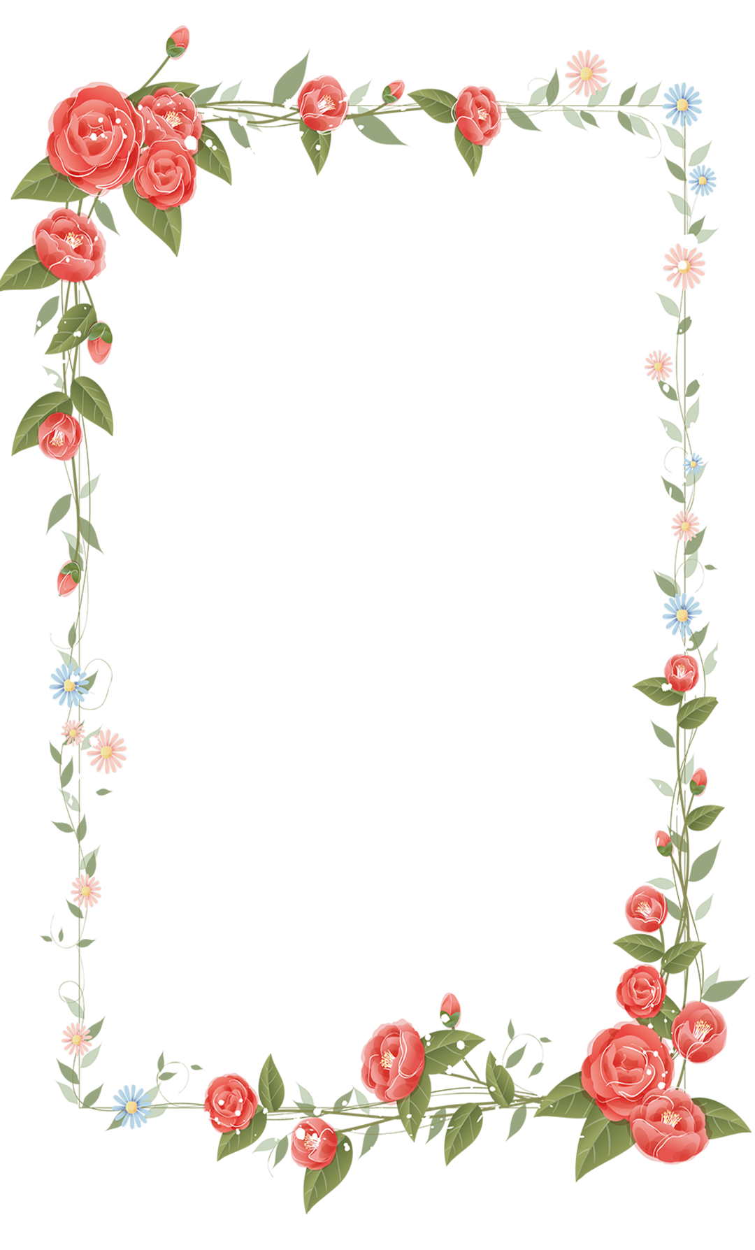 Wallpaper #ymhVIpMBSpphPi3-7TIp42 Border Flowers Clip Art Flower Border Png Download 23142252 Free Images