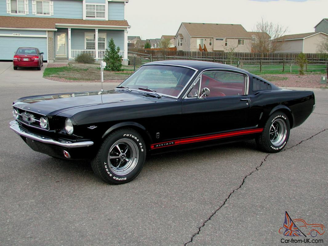 Wallpaper #8kU8k44B7YBJg1BVLp7j6 1965 Mustang Fastback Gtraven Blackoriginal Restoredreal GT