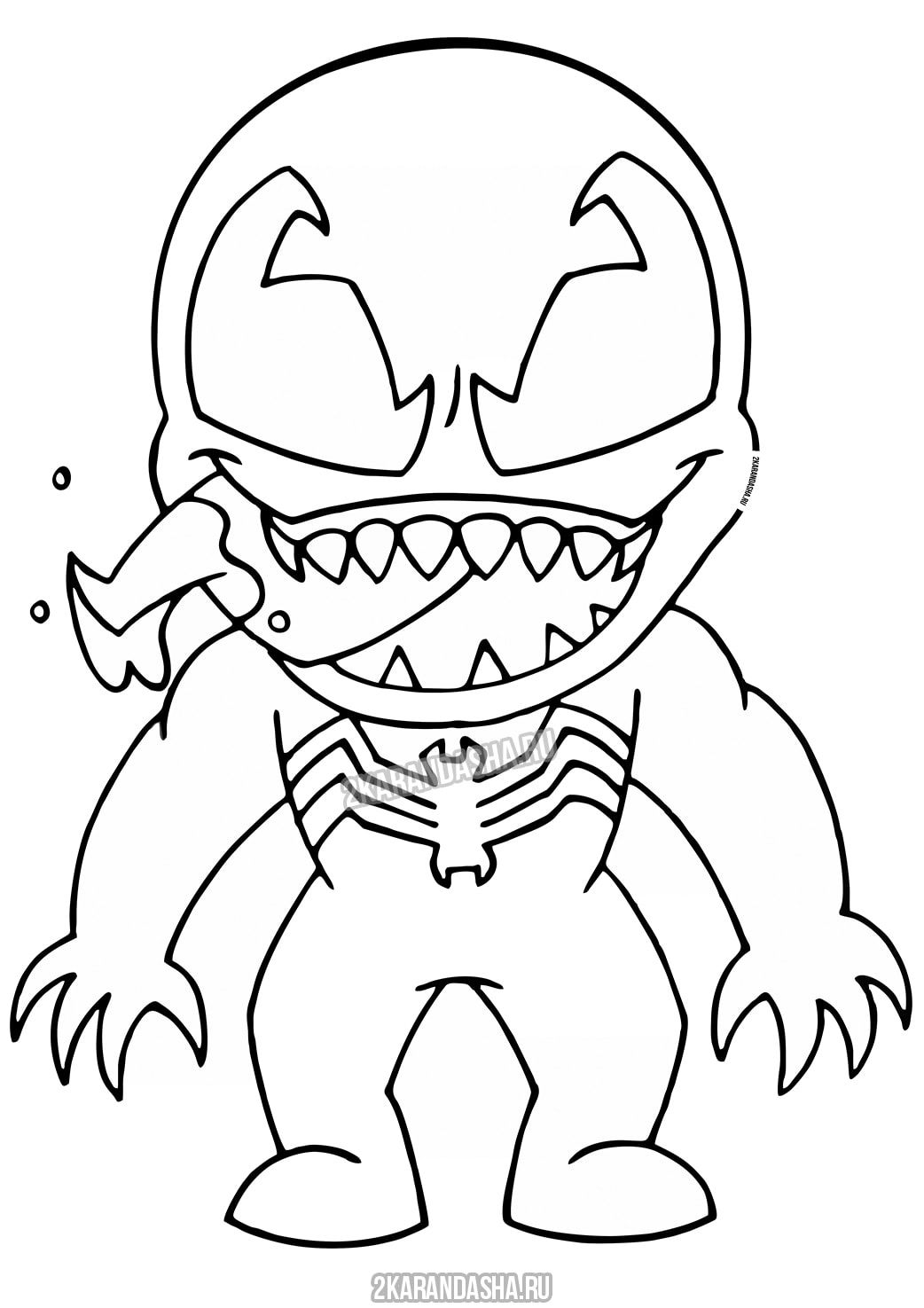 Wallpaper #x8YLM5MBVgN6TXj6xXfT42 58 Coloring Page Venom Kids Coloring