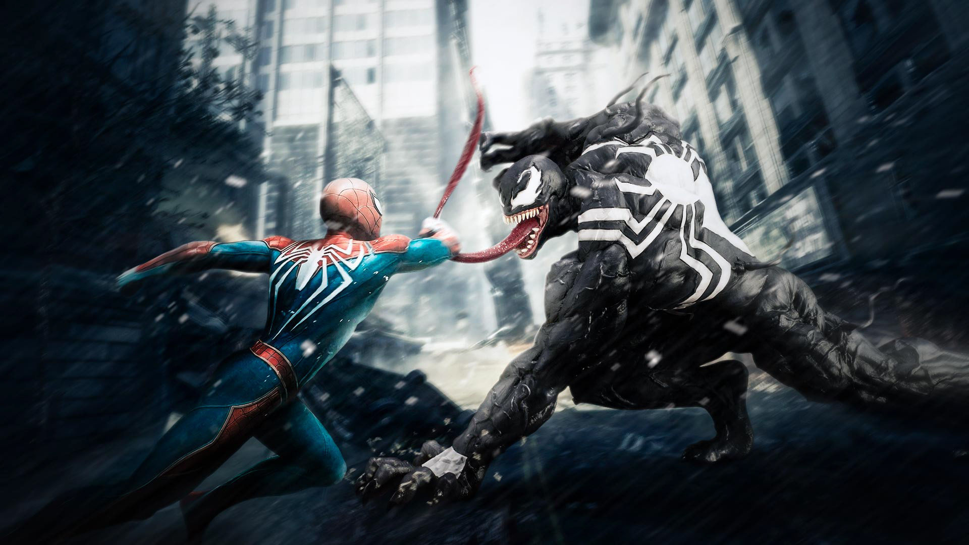 Wallpaper #3FjONJMBzN9vxX34Wj0C119 Venom vs Spider Man 4K Wallpaper