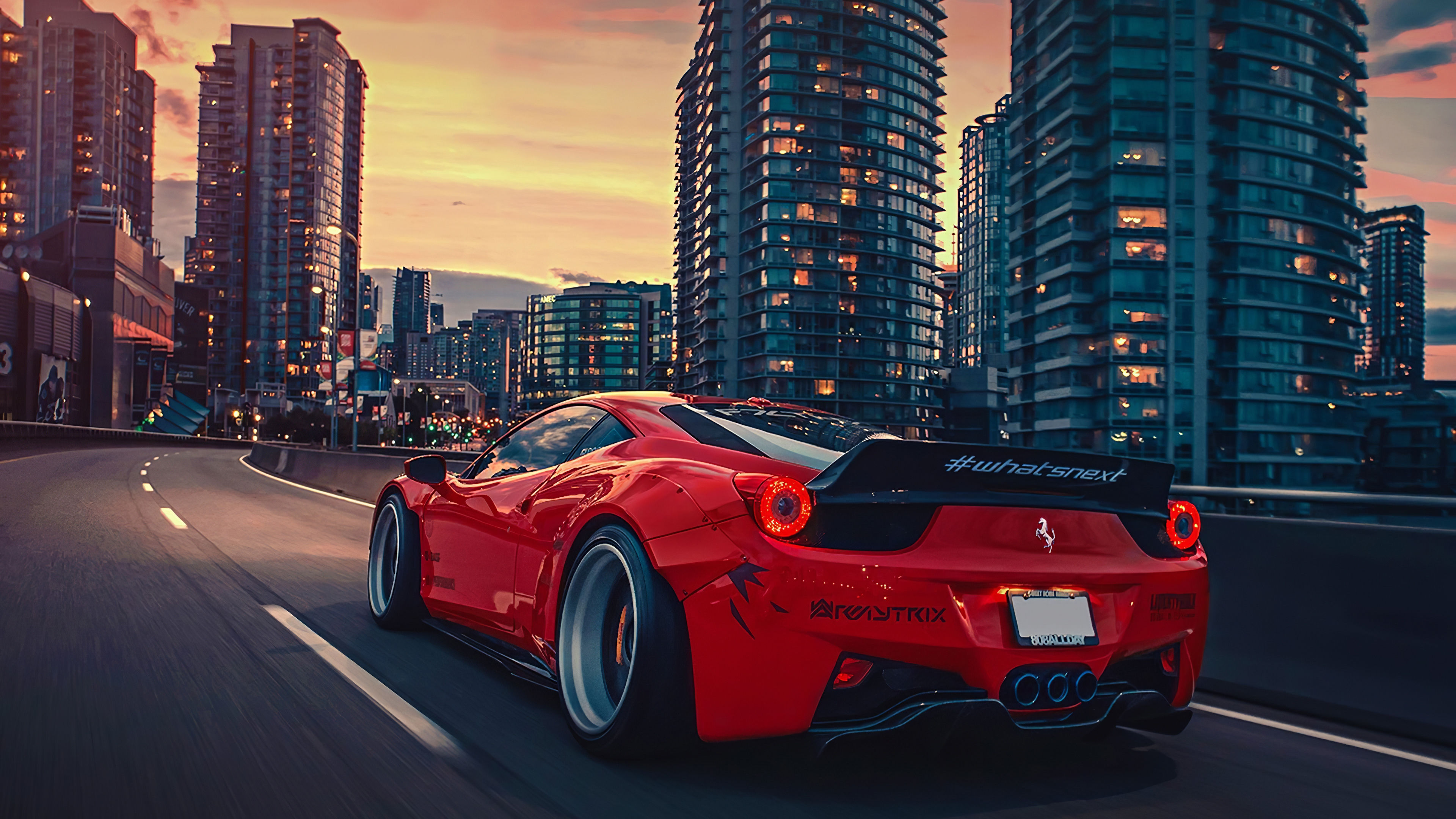 Wallpaper #0RnuNI8BtGB6xQ78lp7125 Ferrari 458 City 4K HD Cars 4K Wallpapers Images Backgrounds