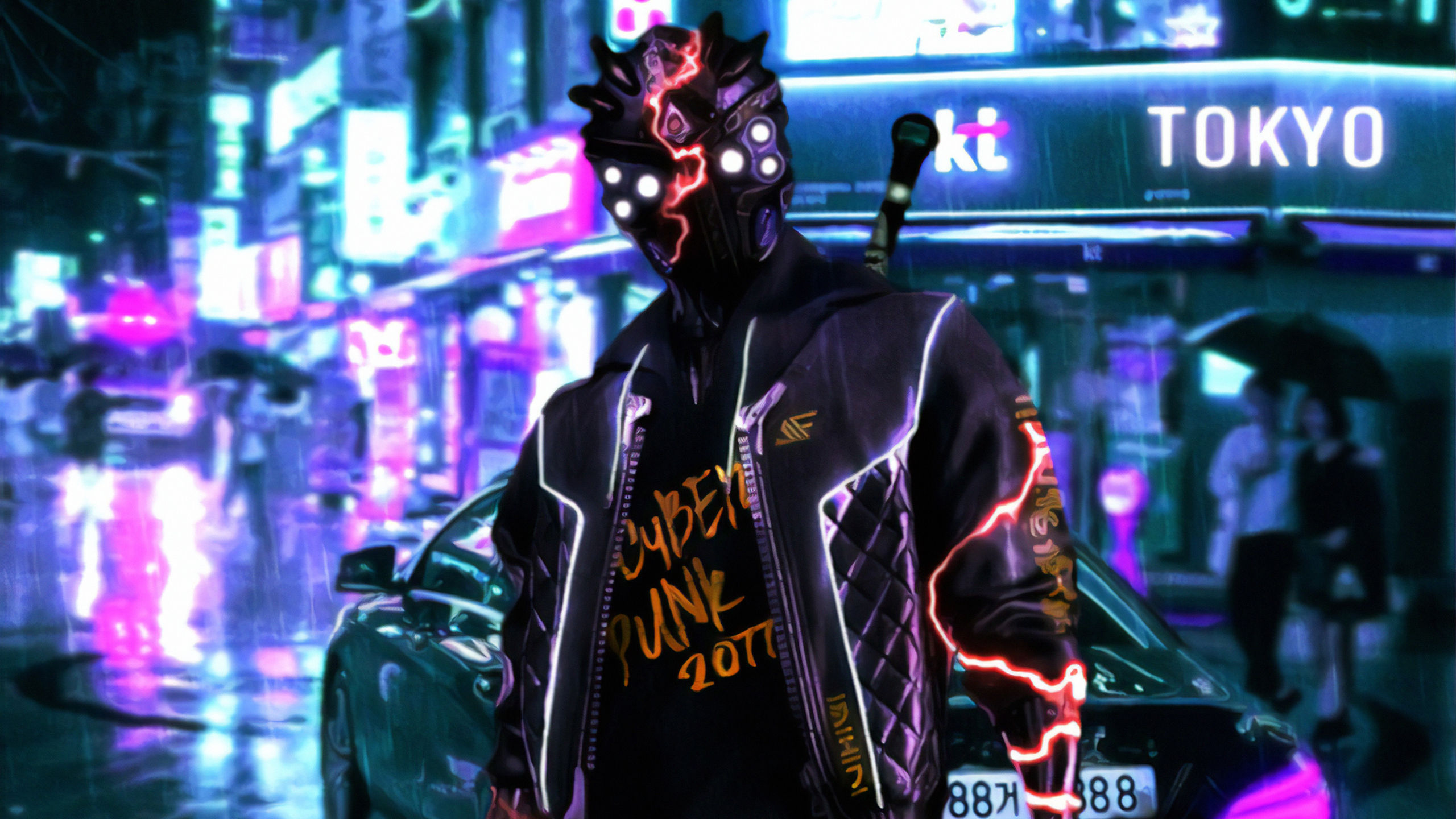 Wallpaper #dUCZMZMBJhL2WPbam8fK93 2560x1440 Cyberpunk 2077 Tokyo Street 4K 1440p Resolution HD 4K