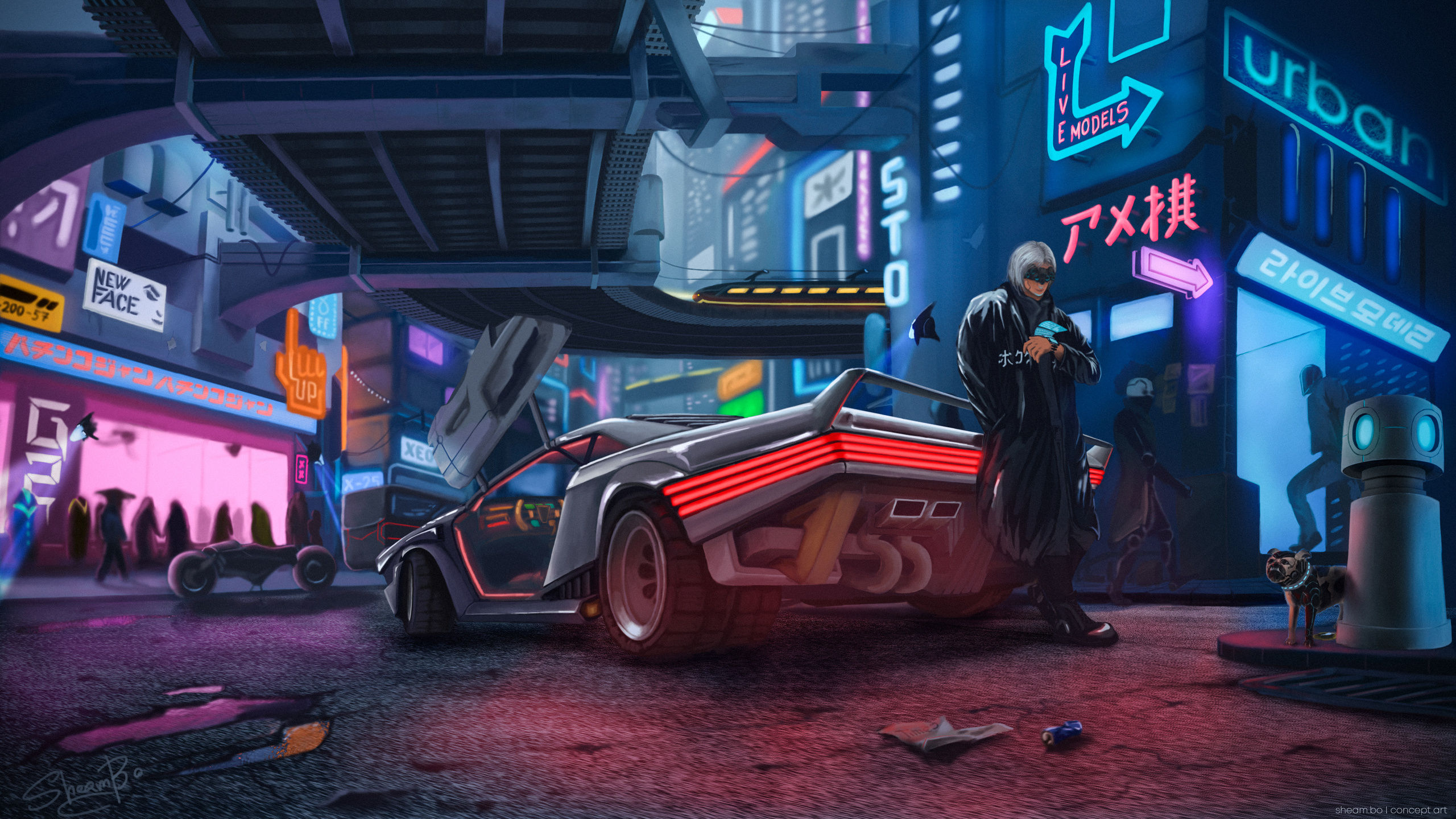 Wallpaper #LH2f9I4Bnwiau_P6BRBb58 2560x1440 Cyberpunk 2077 Fan Art 4K 1440p Resolution HD 4K Wallpapers