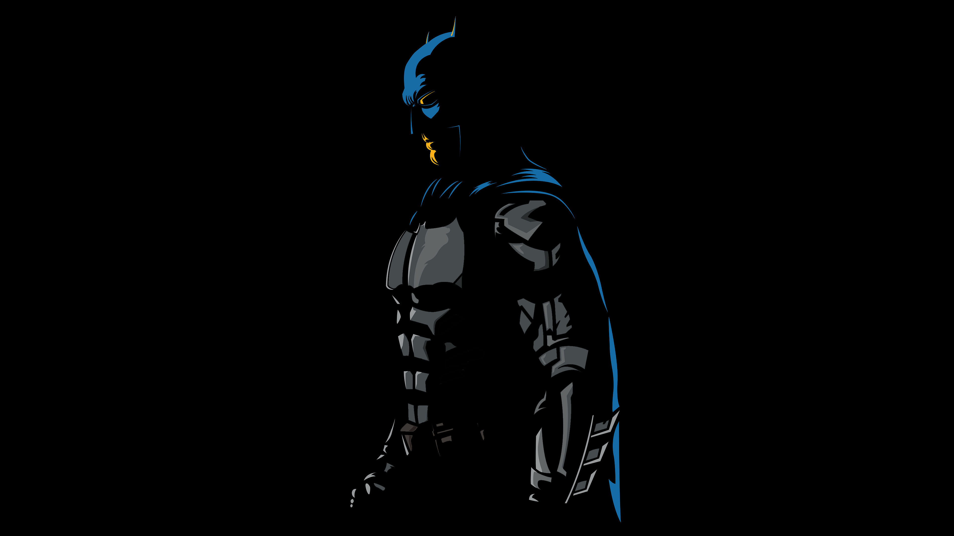 Wallpaper #wkXrlI4B7YBJg1BVIZ_-12 A Dark Knight Standing in the Shadows
