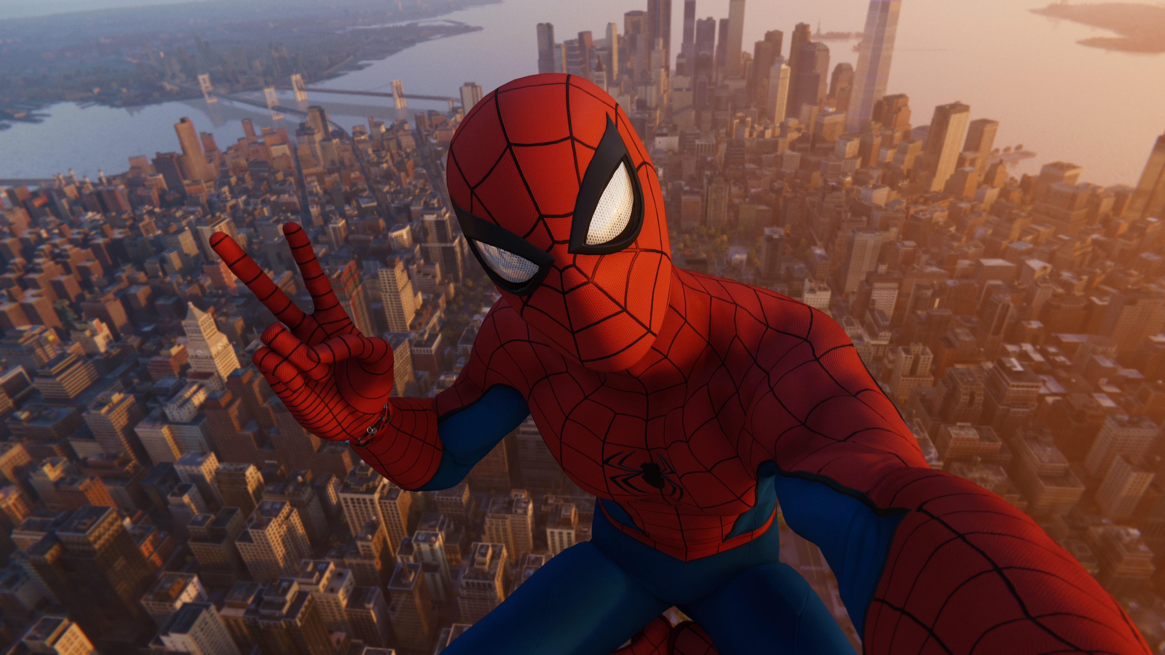 Wallpaper #igBc644BSdW8dNouWBGQ34 Spiderman Nyc Skyscraper HD Games 4K Wallpapers Images Backgrounds