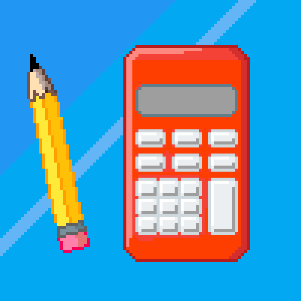 Wallpaper #XmepBpMBSpphPi3-QcIQ72 Pixilart Pencil and Calculator 4x416 Gif by Ellieb