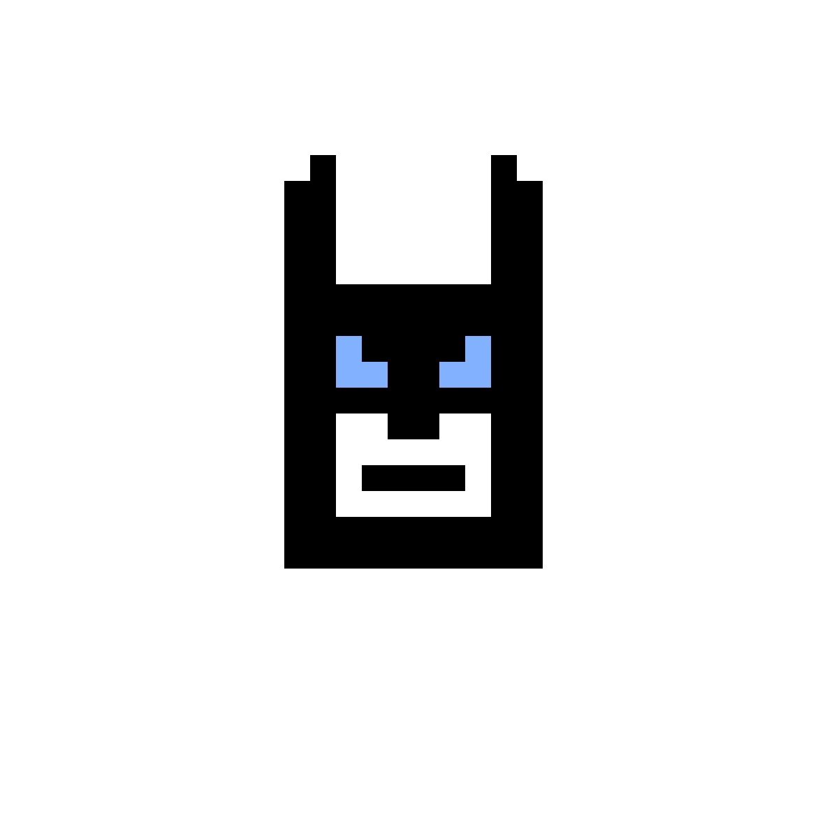 Wallpaper #CwDv644BSdW8dNouixM433 Pixilart Basic Batman Head Sprite by Themightybigmac