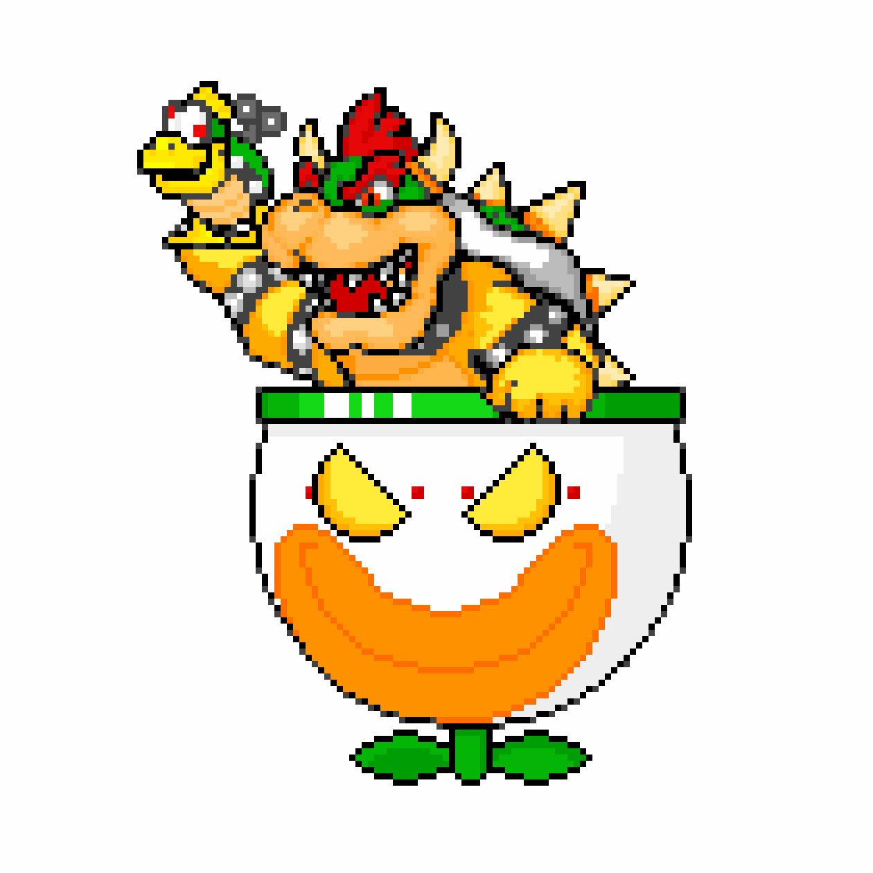 Wallpaper #7BmlFY8BtGB6xQ78OWuo9 Pixilart Bowsers Clown Car Gift by Sorrowsdawn