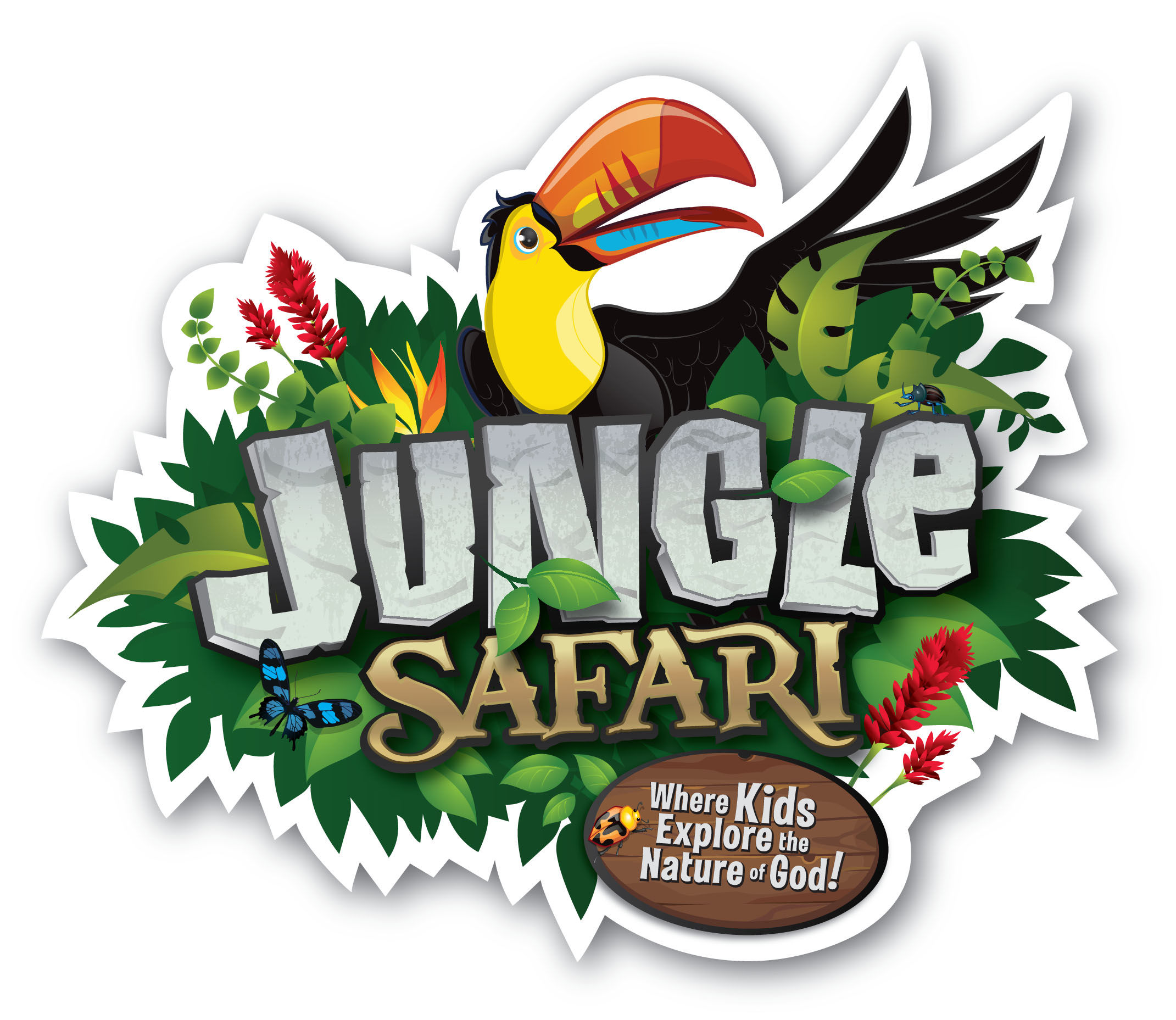 Wallpaper #03c4b Happy Jungle Safari Birthday Our Amhiraya Studio