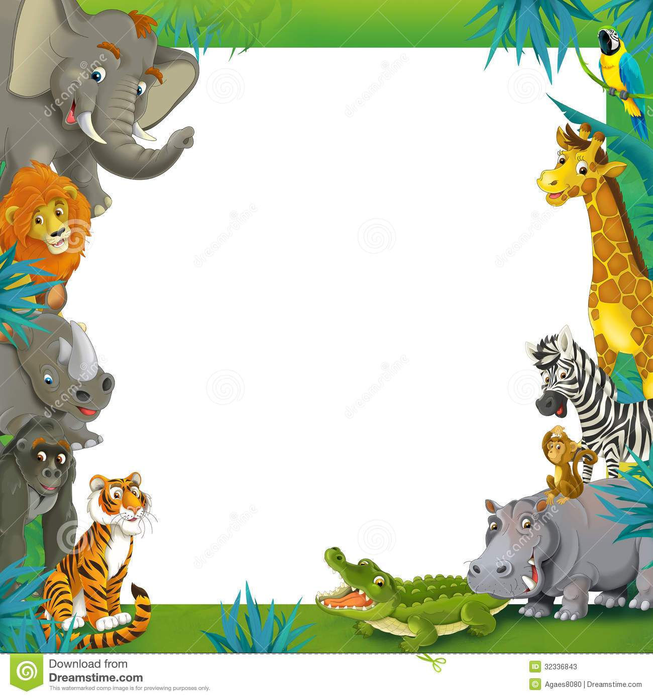 Wallpaper #03c4b Happy Jungle Safari Birthday Our Amhiraya Studio