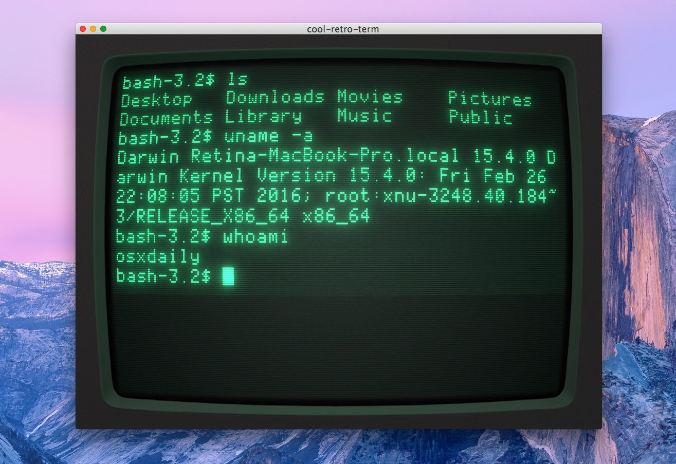 Wallpaper #JmgZHZMBSpphPi3-9CXF160 Get a Fun Vintage Terminal for Mac with Cool Retro Term