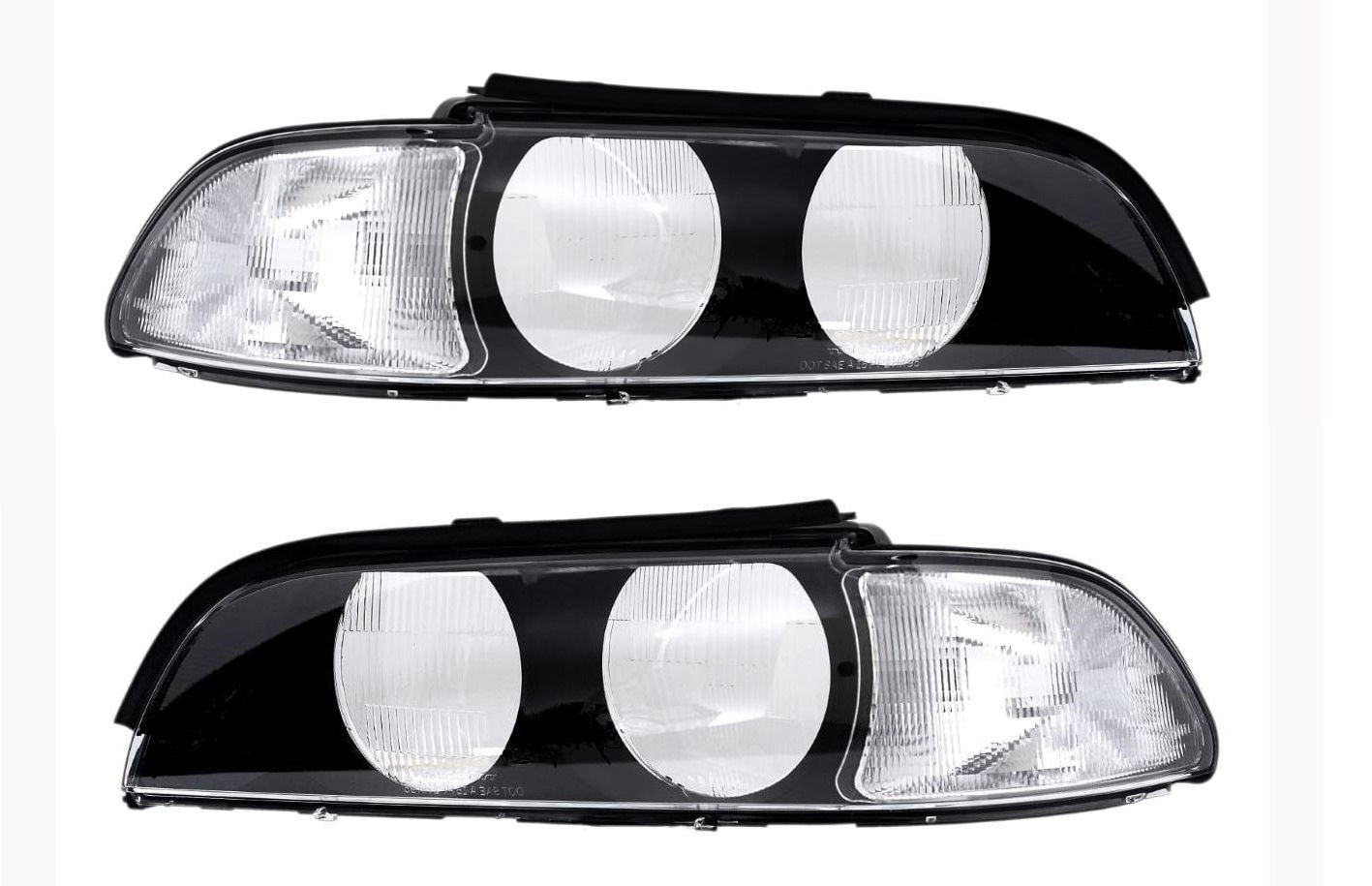Wallpaper #Lxm4GI8BtGB6xQ78V3Ik22 For BMW E39 Lens Headlight Glass Left Right Set 091995 082000 eBay
