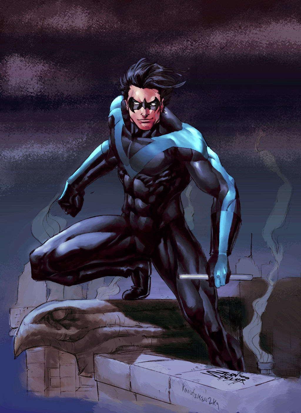 Wallpaper #CRn9H48BtGB6xQ789H3v50 Nightwing Nightwing Fan Art 13690923 Fanpop