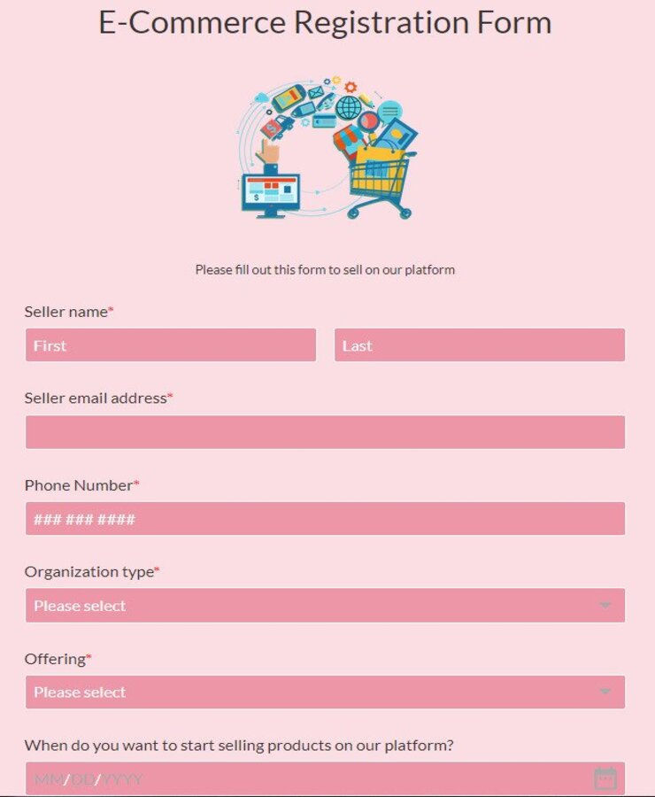 Wallpaper #CbiC3JIBJvJKYCmEUPzh194 Free E Commerce Registration Form Template 123formbuilder