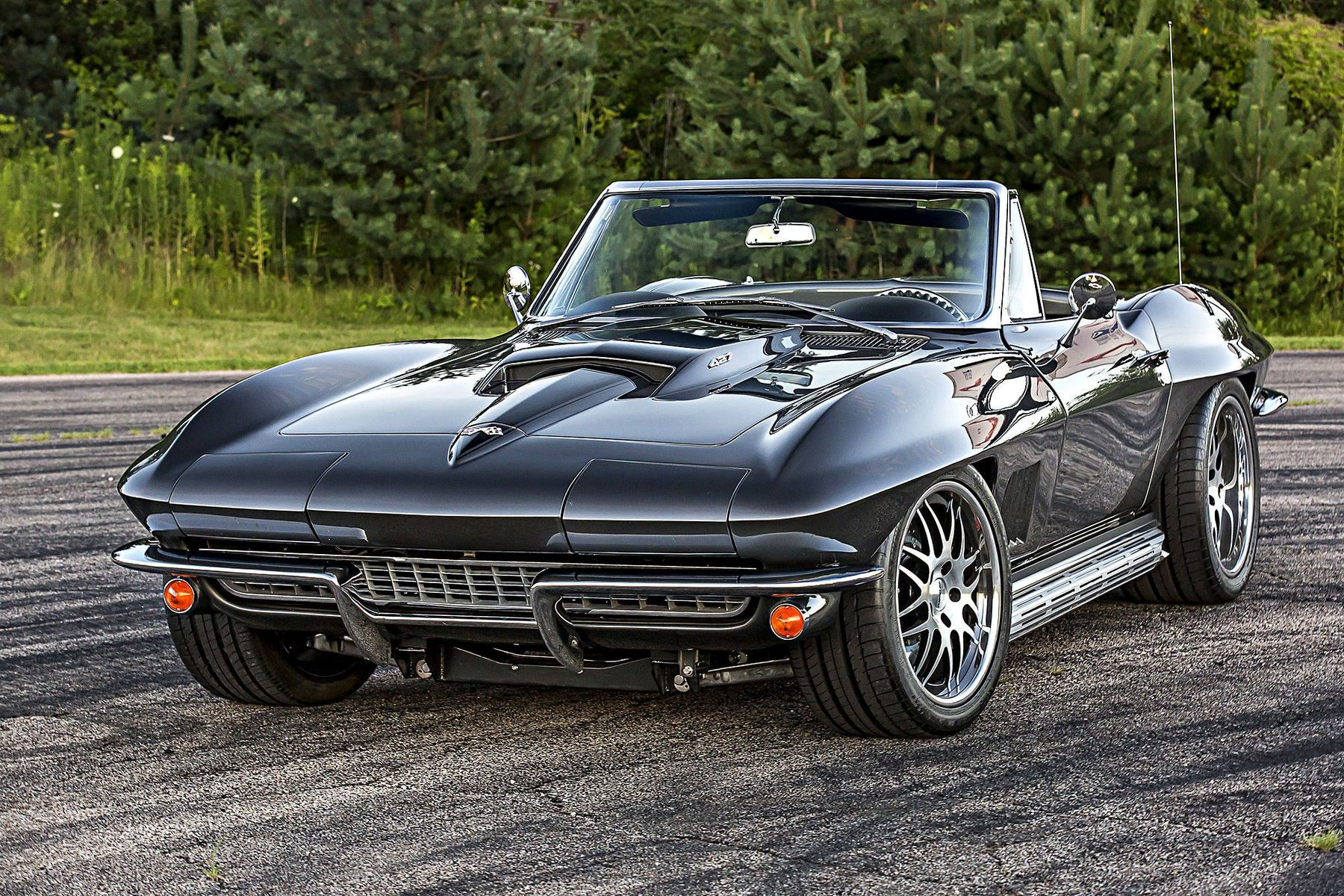 Wallpaper #ZSxtSpMB0E1QgA7wq_Y9297 Steves Schwartz Performance Built 67 Corvette on Forgeline De3p Wheels