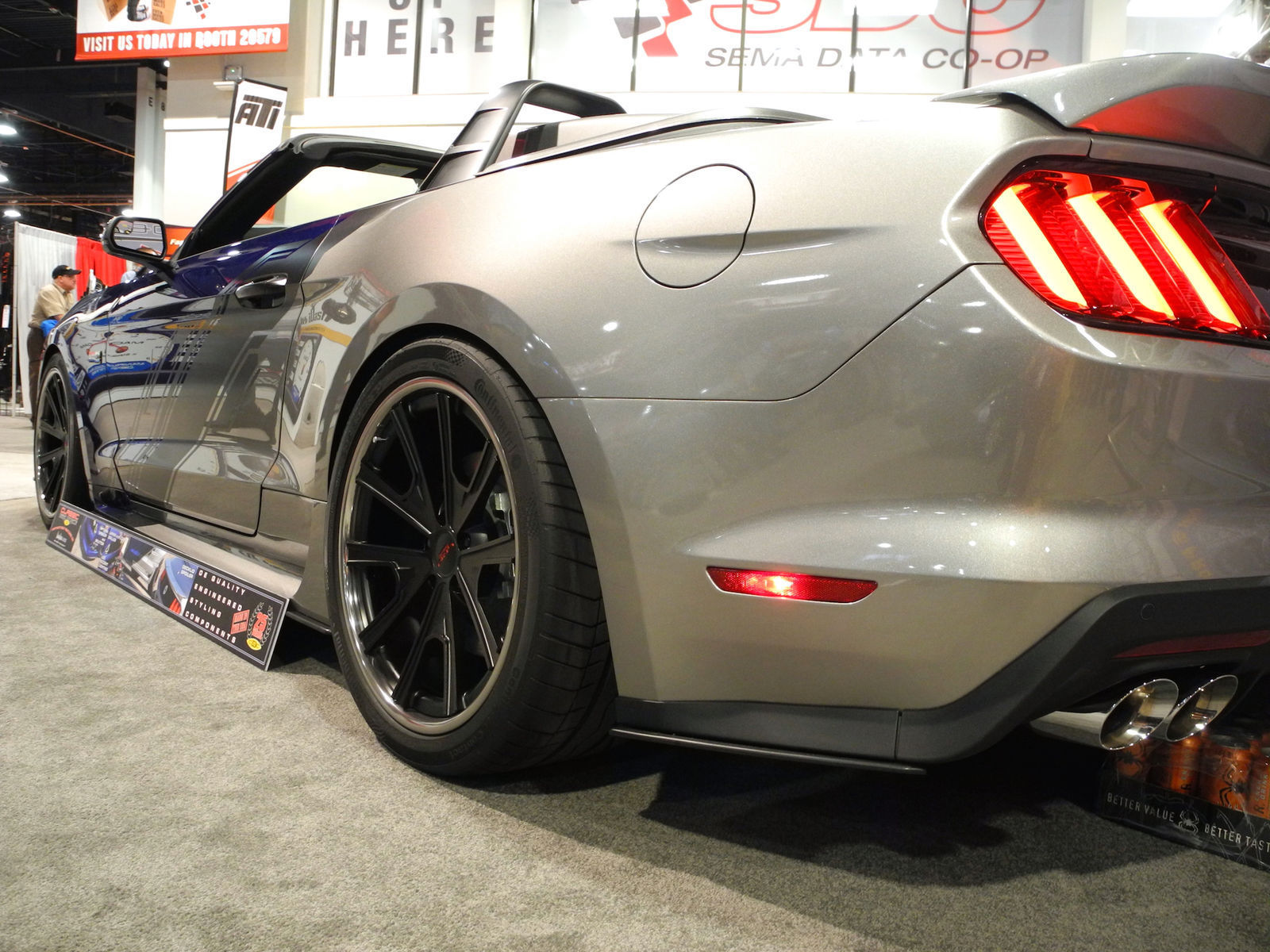 Wallpaper #7BmIB48BtGB6xQ78JlYB13 Supercharged S550 Mustang Convertible on Grip Equipped Grudge Wheels