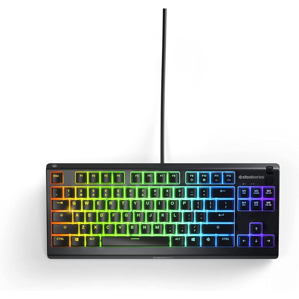 Wallpaper #wjvtcZcBSWmA-tzpM5D4168 Tastatura Gaming Steelseries Apex 3 Tkl64836 Engleza Negrurgb