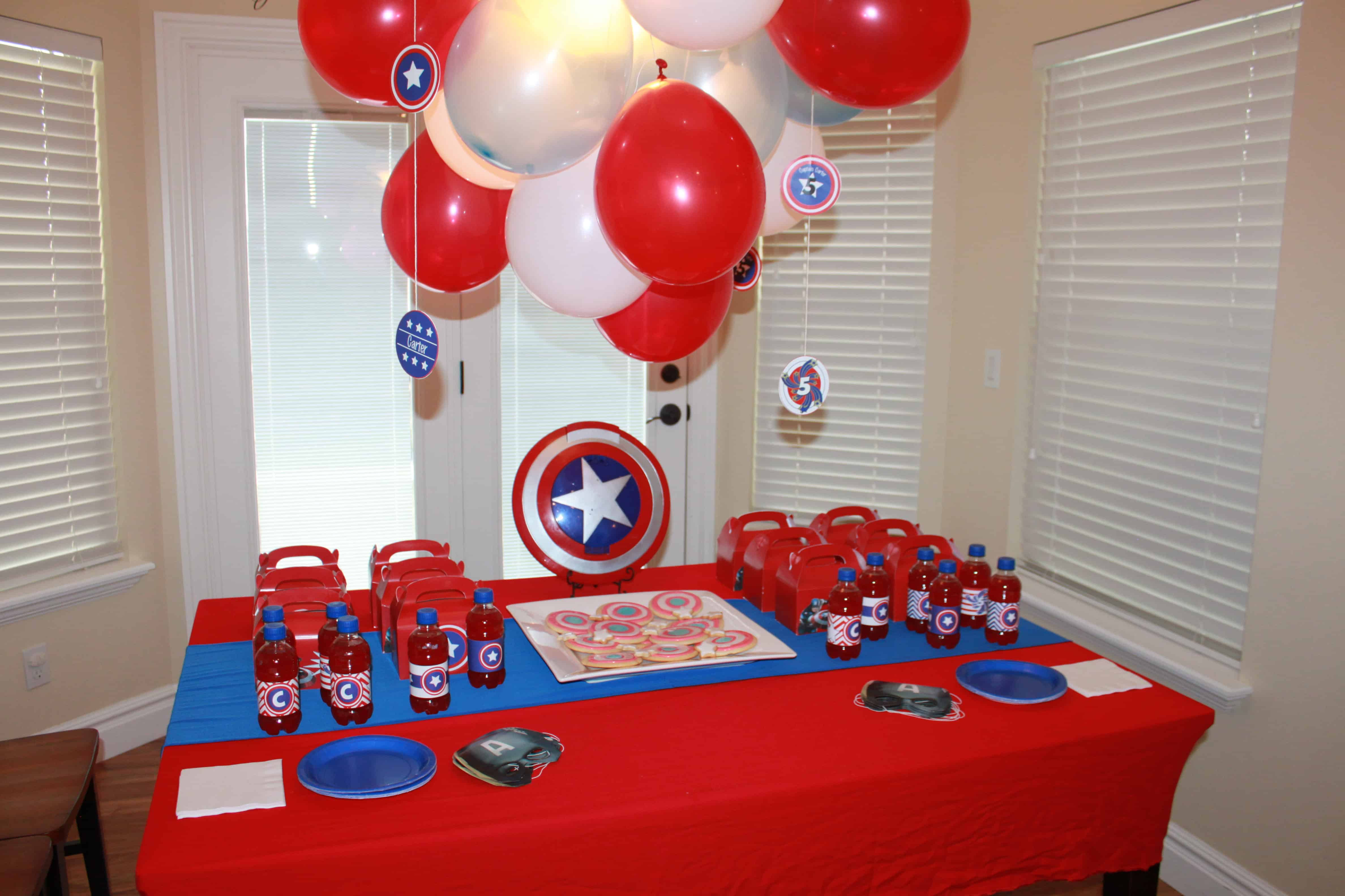 Wallpaper #THPrgo4BFI5NbQkszxmX0 Captain America Themed Birthday Party Decorations