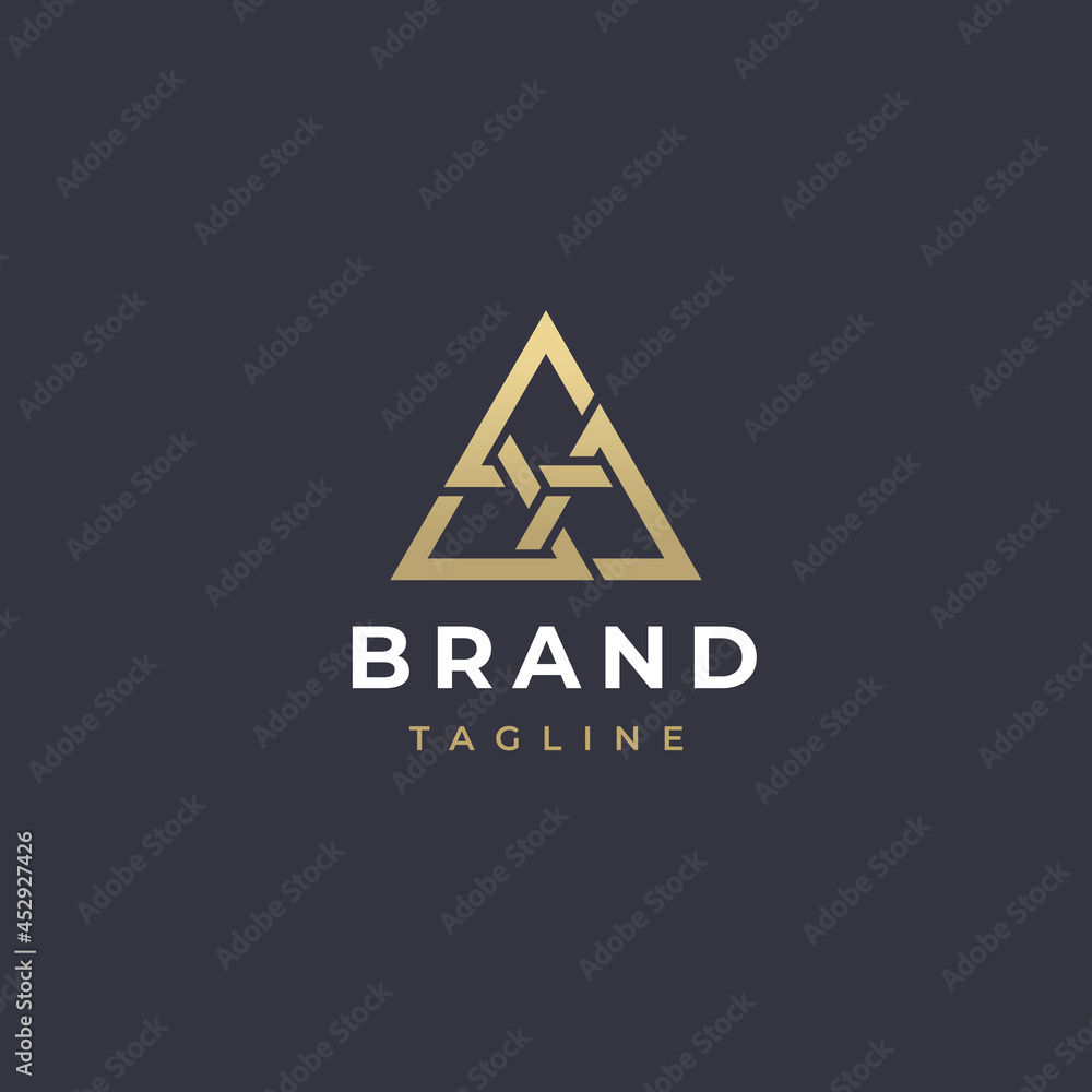 Wallpaper #cbln3ZIBJvJKYCmEEAAv170 Triangle Logo Vector Logotype Template Stock Vector Adobe Stock