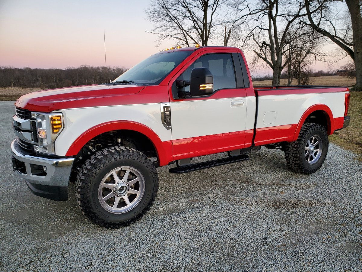 Wallpaper #_Itbc5cBcm9NJah-6XRE107 2019 Ford F350 Retro Paint Job General Chat Red Power Magazine