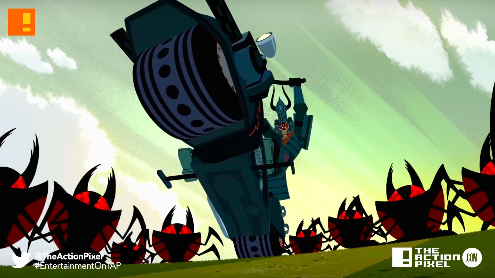 Wallpaper #LQPxZZMBpyOg8YnEktpT325 Samurai Vagabond and Hog Rider Samurai Jack Burns Rubber and Metal