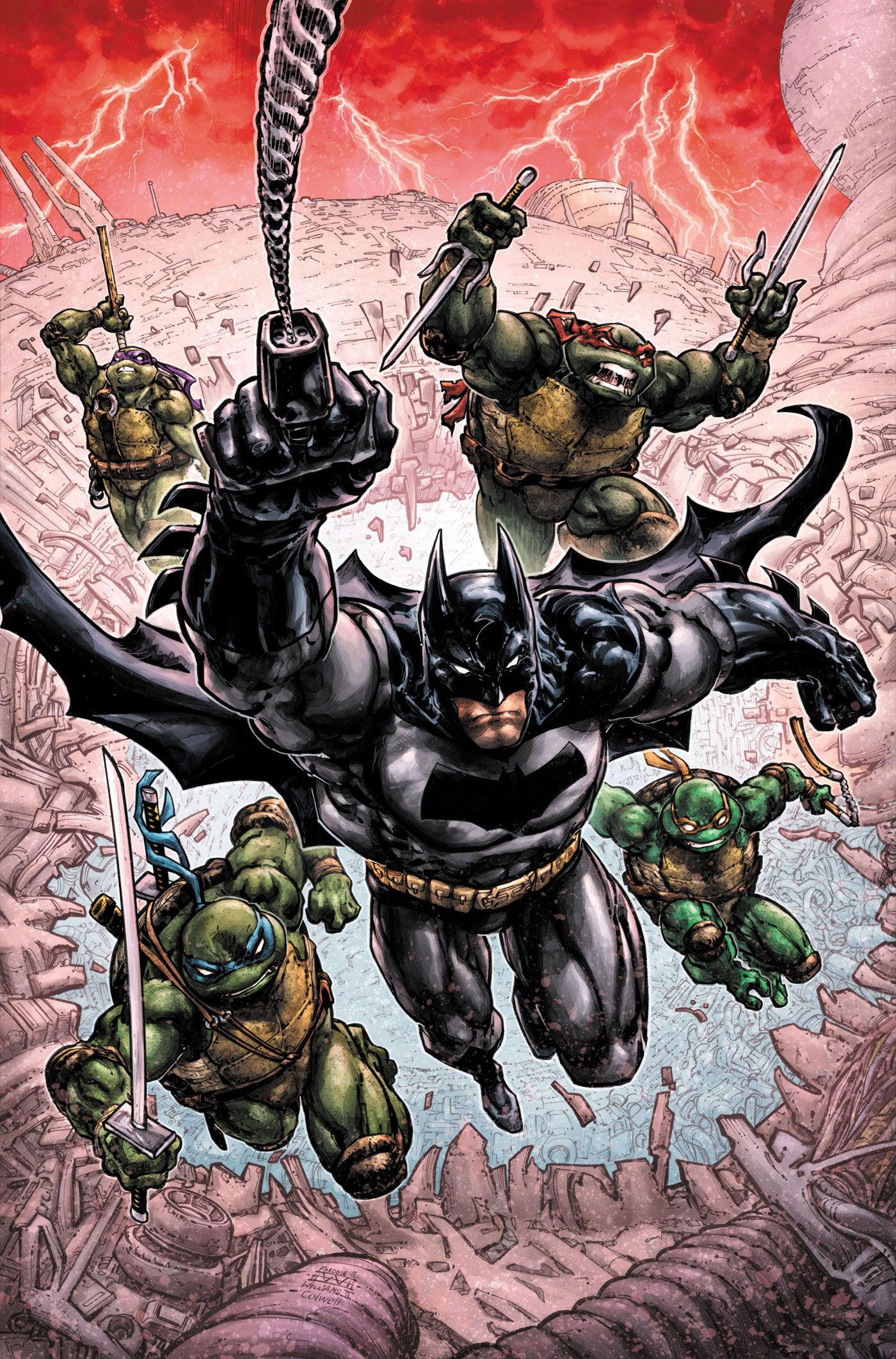 Wallpaper #cM4_JZMB71dOy6JZPROO148 Flipboard Batmanteenage Mutant Ninja Turtles V3 1 Sets Up a Gem of