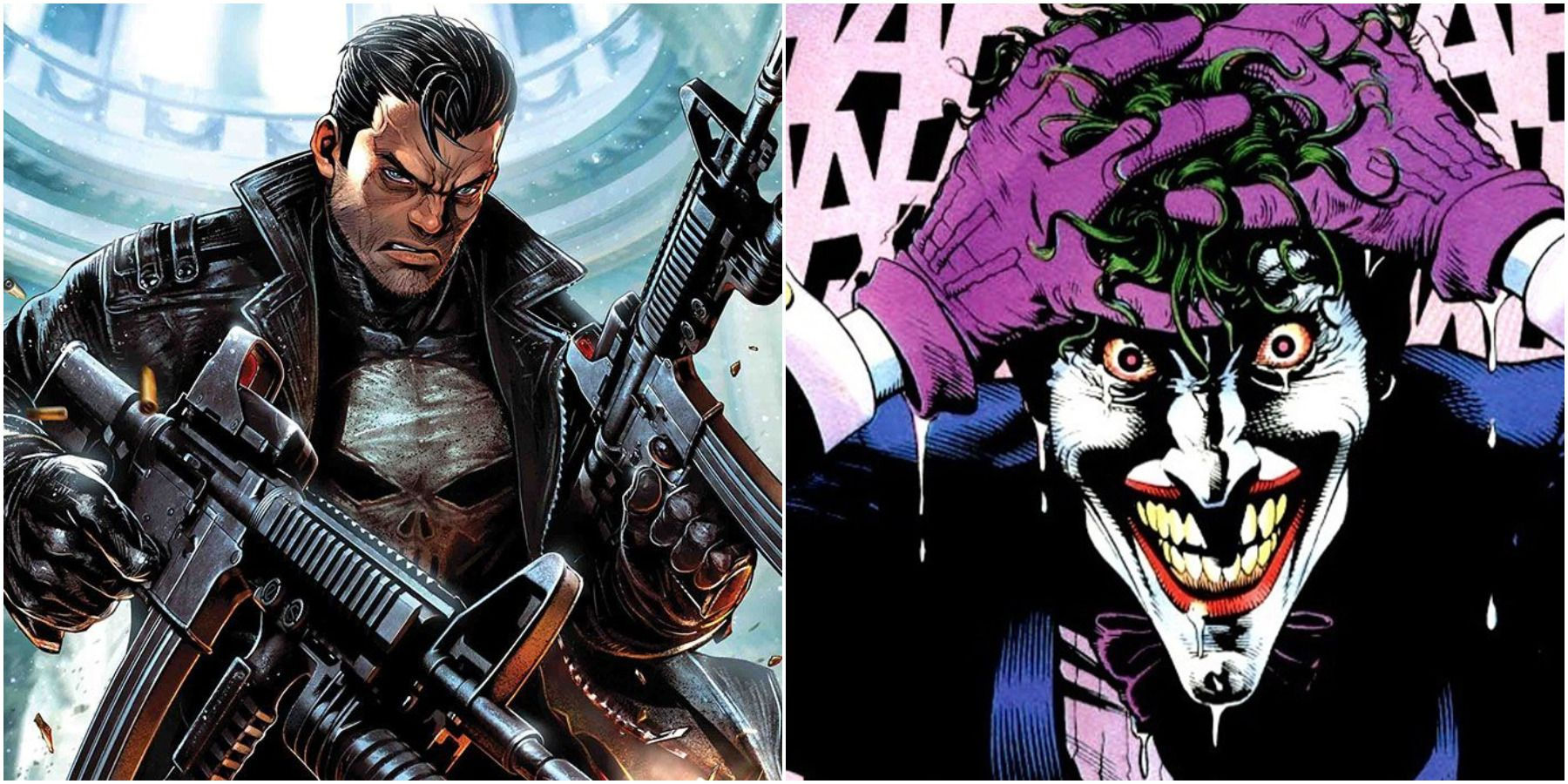 Wallpaper #KEC6L5MBJhL2WPbaNL4t3 Joker vs Punisher Who Would Win Cbr