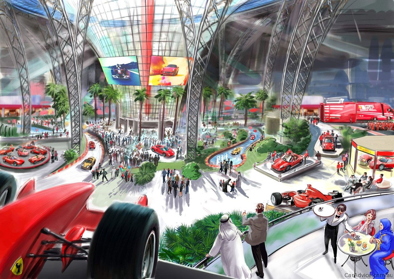 Wallpaper #0EUIlY4B7YBJg1BV4p-S20 Video Ferrari World Abu Dhabi Opens to Public Photos Caradvice