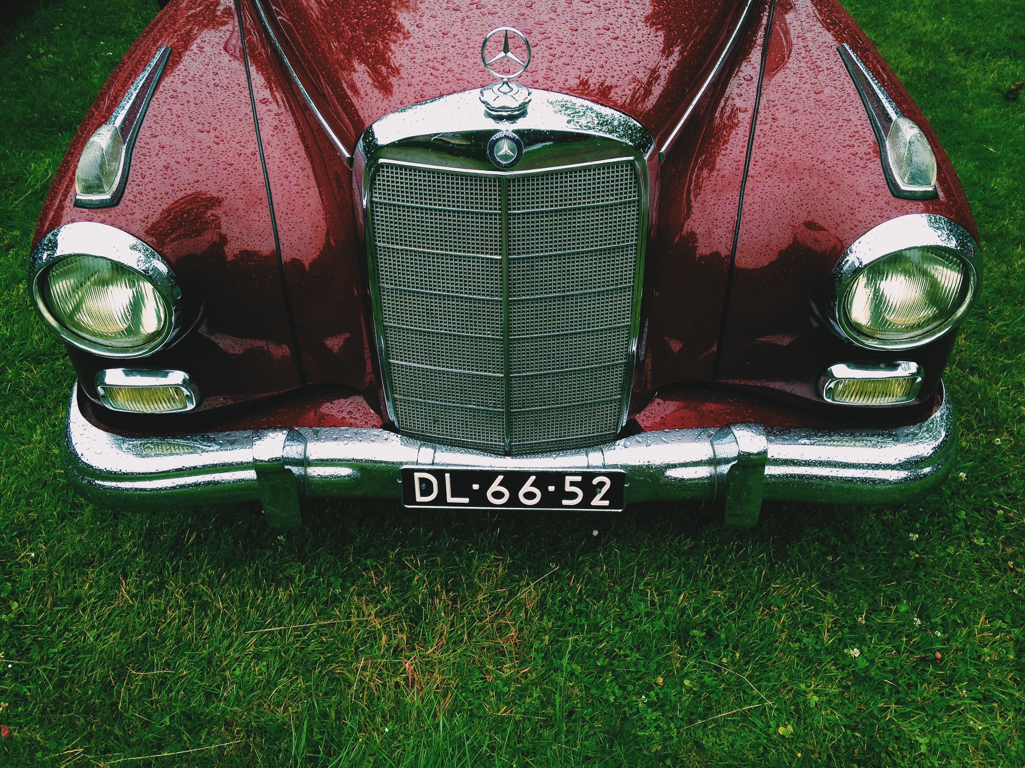 Wallpaper #69ec4 Morgan Sports Car Front Grill with Badges Stock Photo Royalty Free
