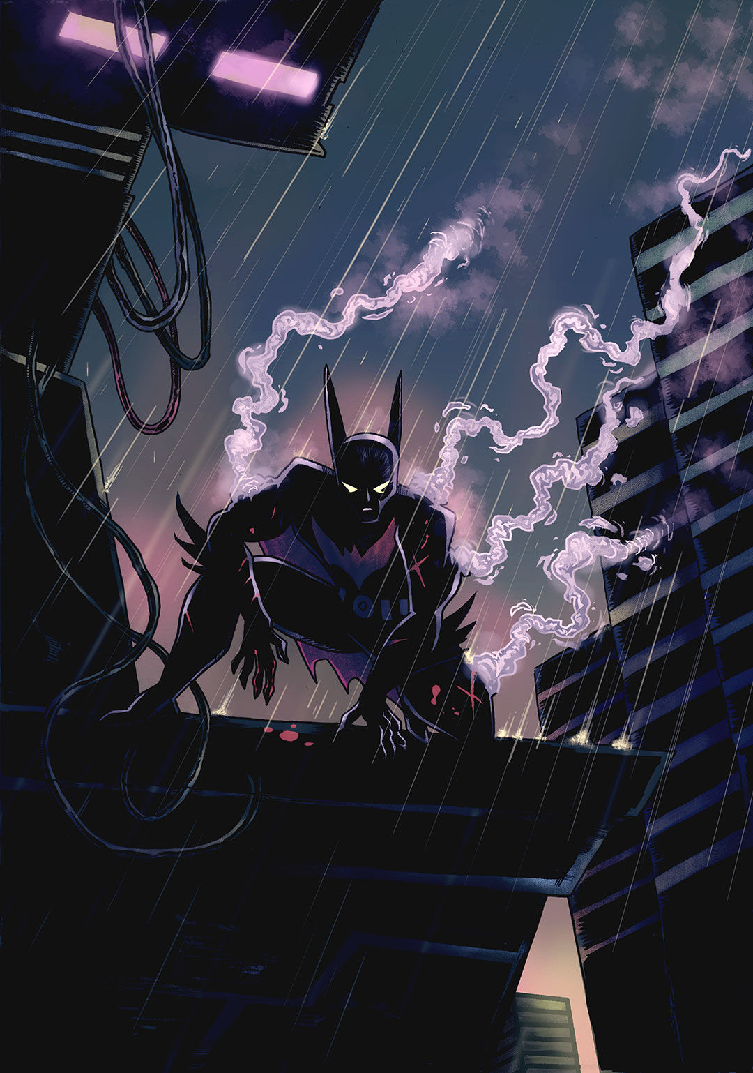 Wallpaper #7HMDho4BFI5NbQksMB7_0 Batman Beyond Chent Sanchezs Portfolio Art Director Illustrator