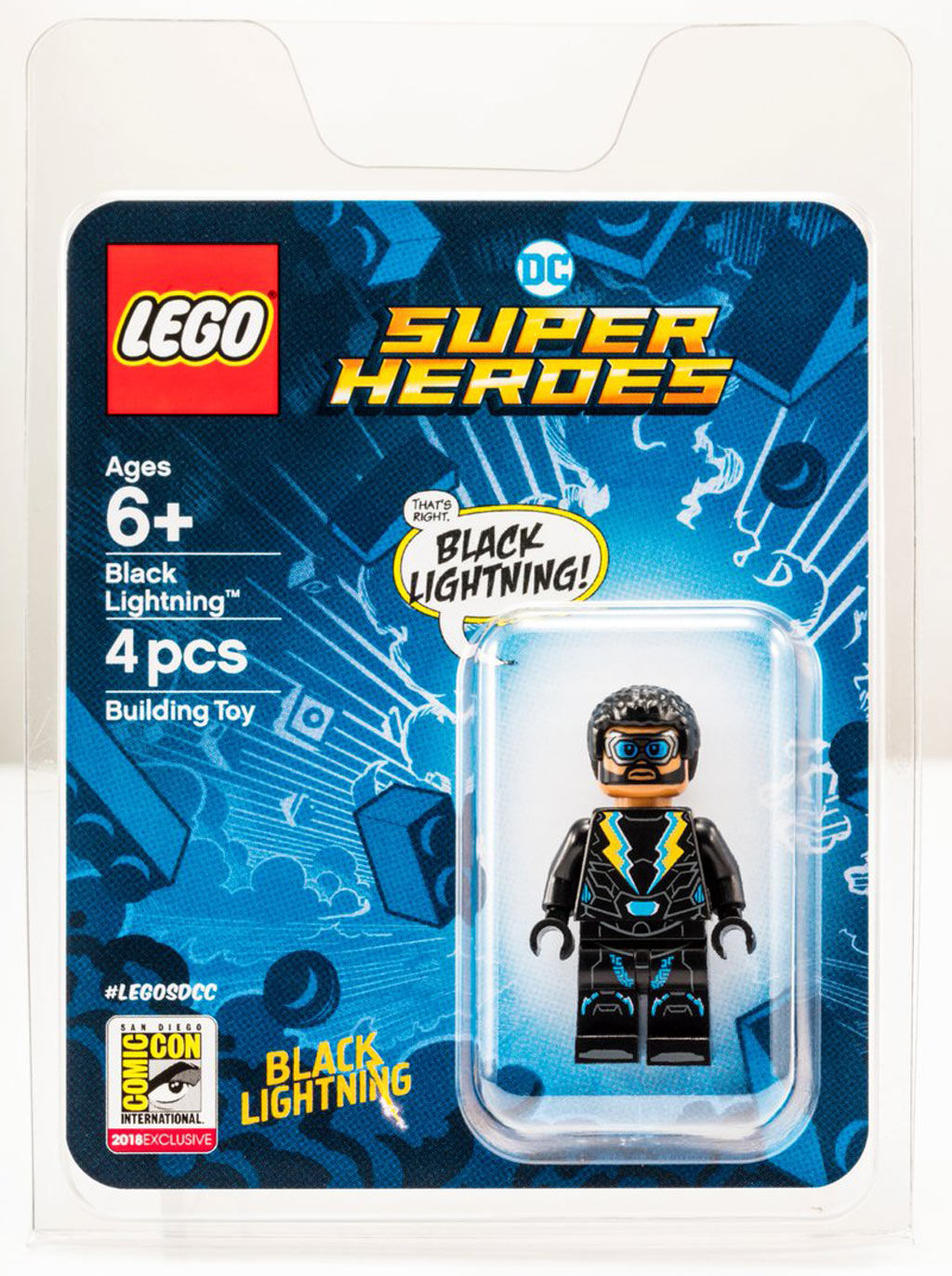 Wallpaper #gxn4LI8BtGB6xQ78XpGJ39 Lego DC Comics Super Heroes Black Lightning Minifigur Vorgestellt