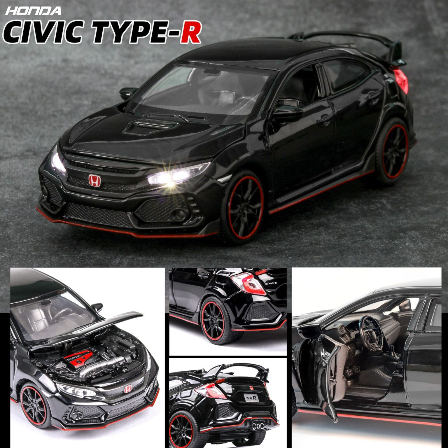 Wallpaper #eqXVNpMBVBiSkHCacIqq3 Zhenwei 132 Honda Civic Type R Diecasts Toy Vehicles Car Model with