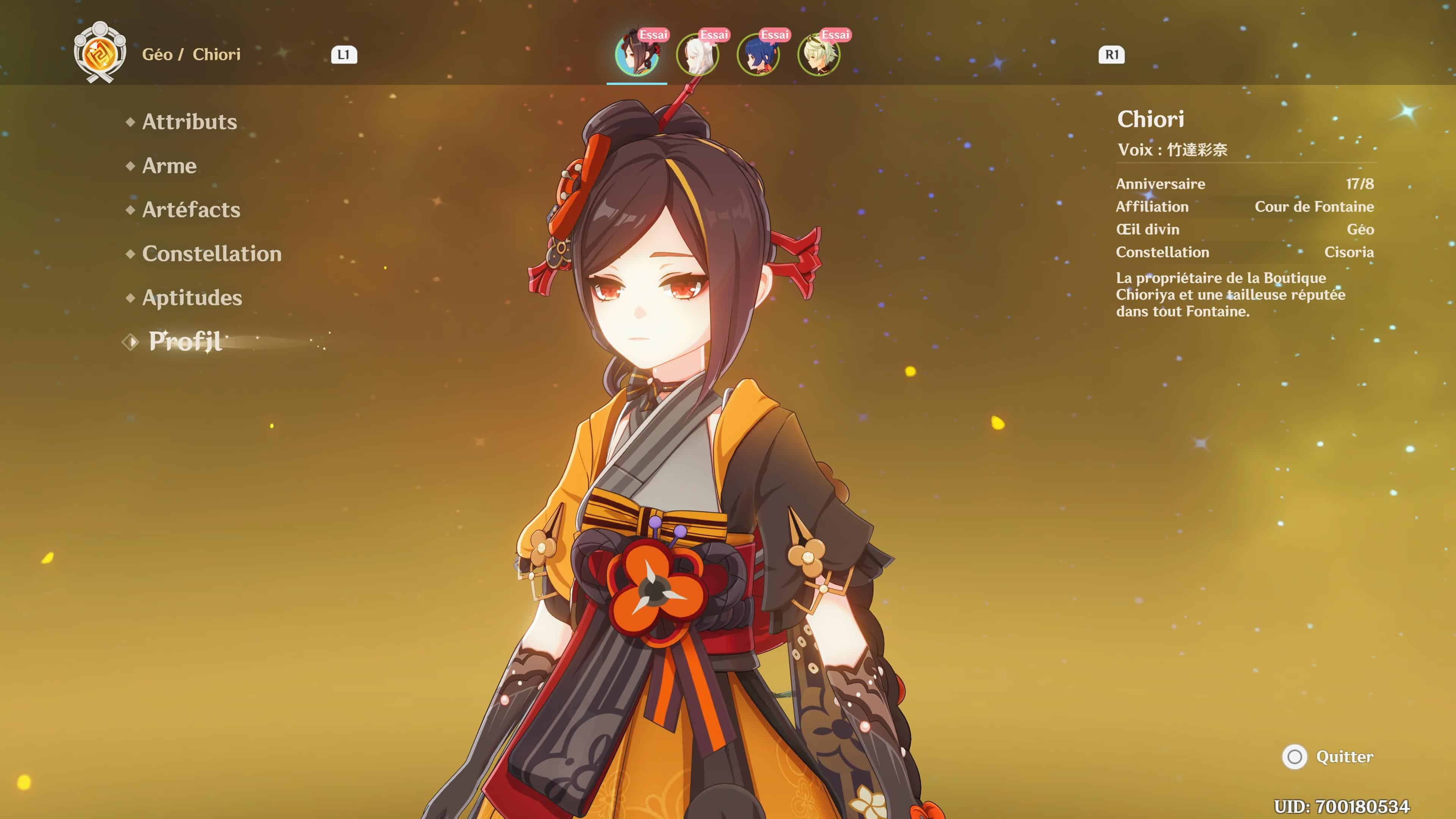 Wallpaper #Wmj_FpMBSpphPi3-vA1n45 Chiori Set Build Abilities Stats Gamingdeputy