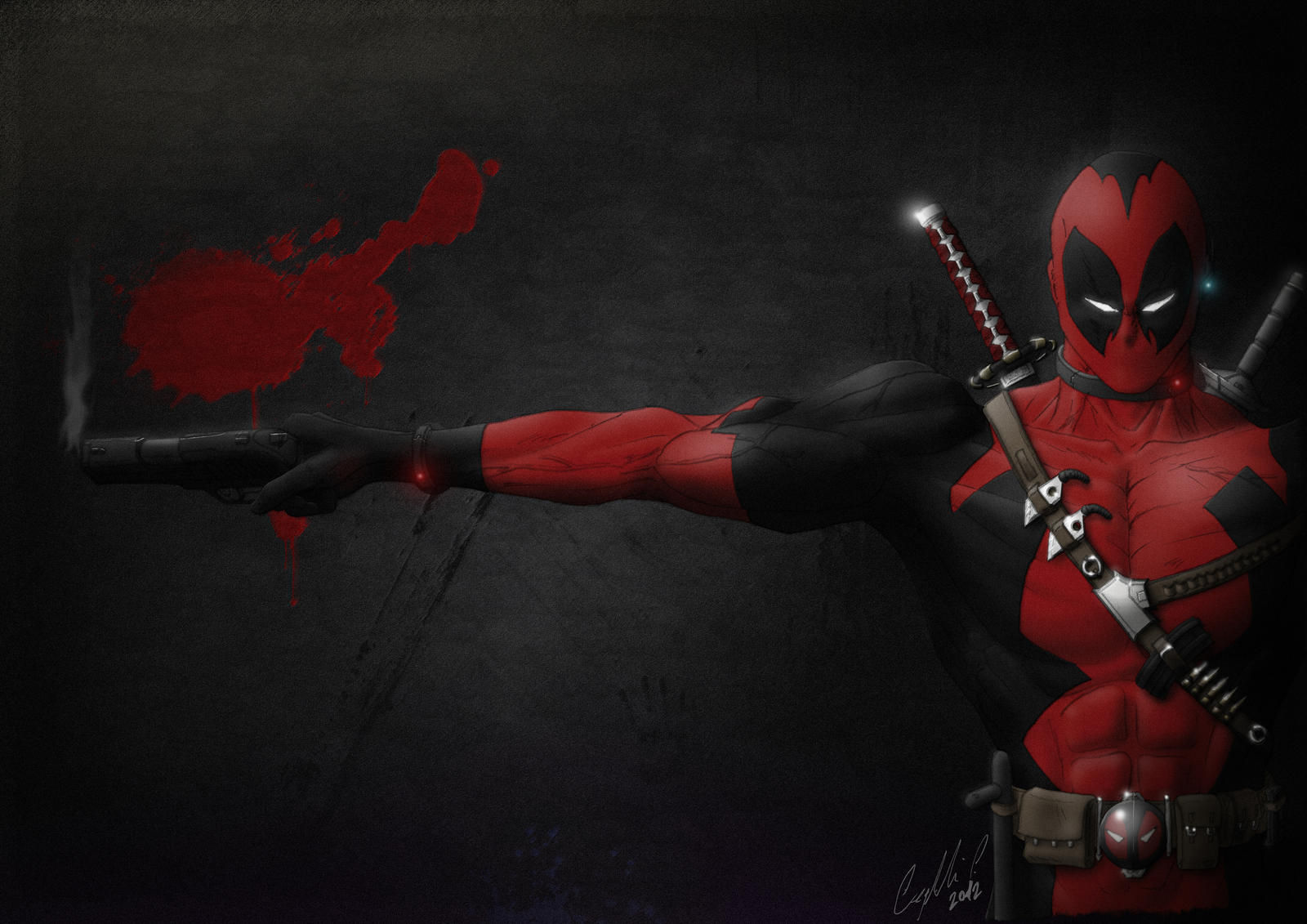 Wallpaper #pmjDFpMBSpphPi3-rQx922 Fan Art Deadpool by Sladhe on Deviantart