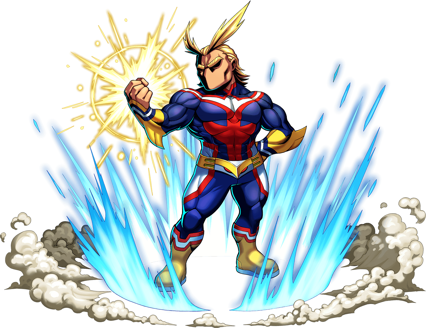 Wallpaper #FWex6pIBSpphPi3-lEi-125 Image Brave Frontier All Might Unit Artpng Boku No Hero Academia