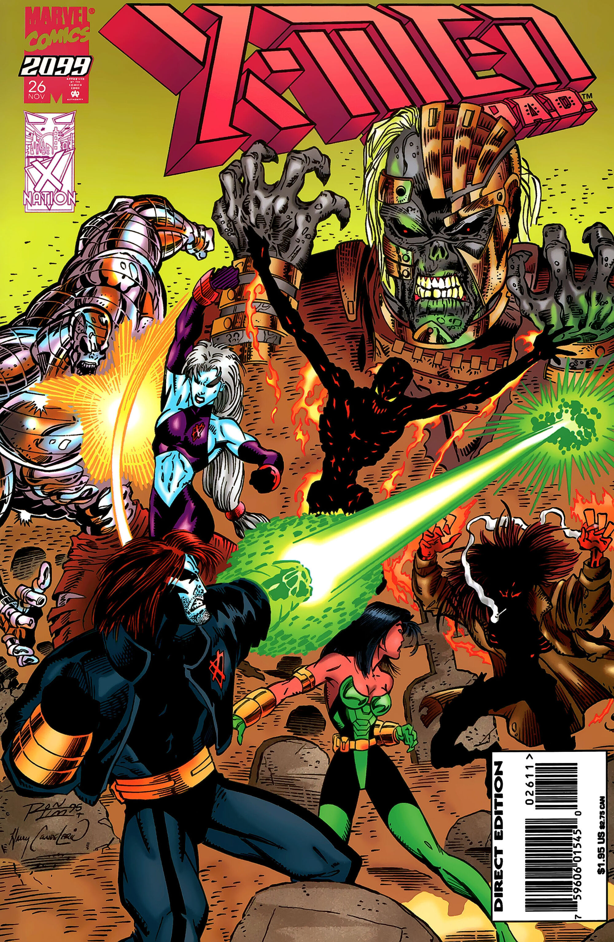 Wallpaper #GjE6NZMB5zzyi_yY5FY568 X Men 2099 Vol 1 26 Marvel Database Fandom