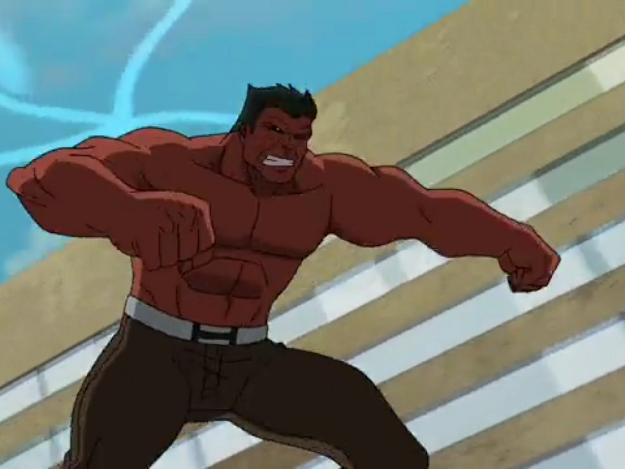 Wallpaper #ihk4E48BtGB6xQ78h2Xi46 Red Hulk Ultimate Spider Man Animated Series Wiki Fandom Powered by
